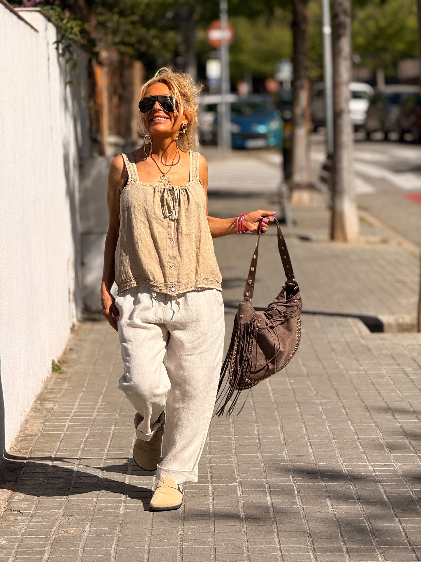 PANTALON LINO MANU