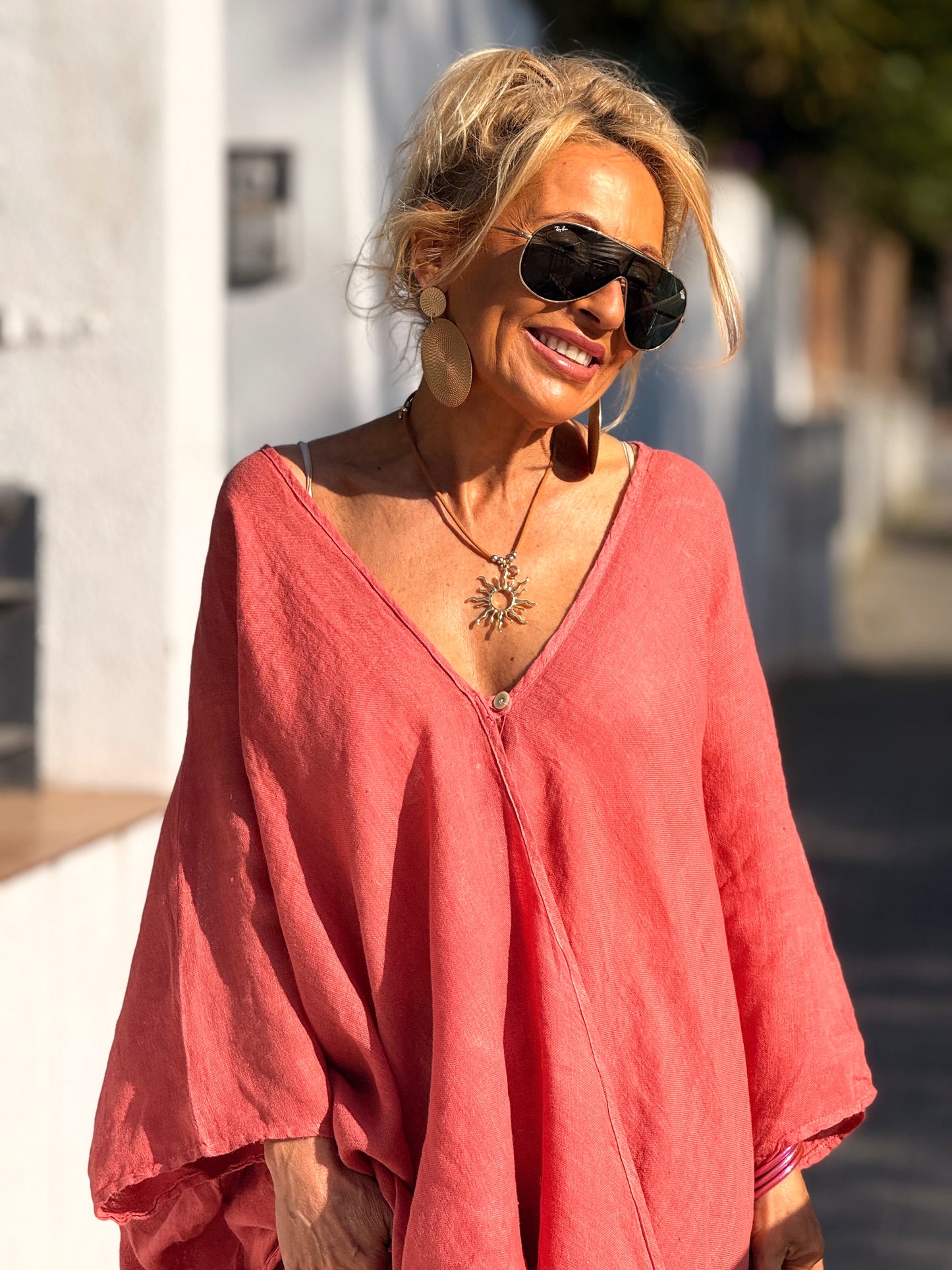 BLUSA SÚPER OVERSIZE MARIO MULTICOLOR