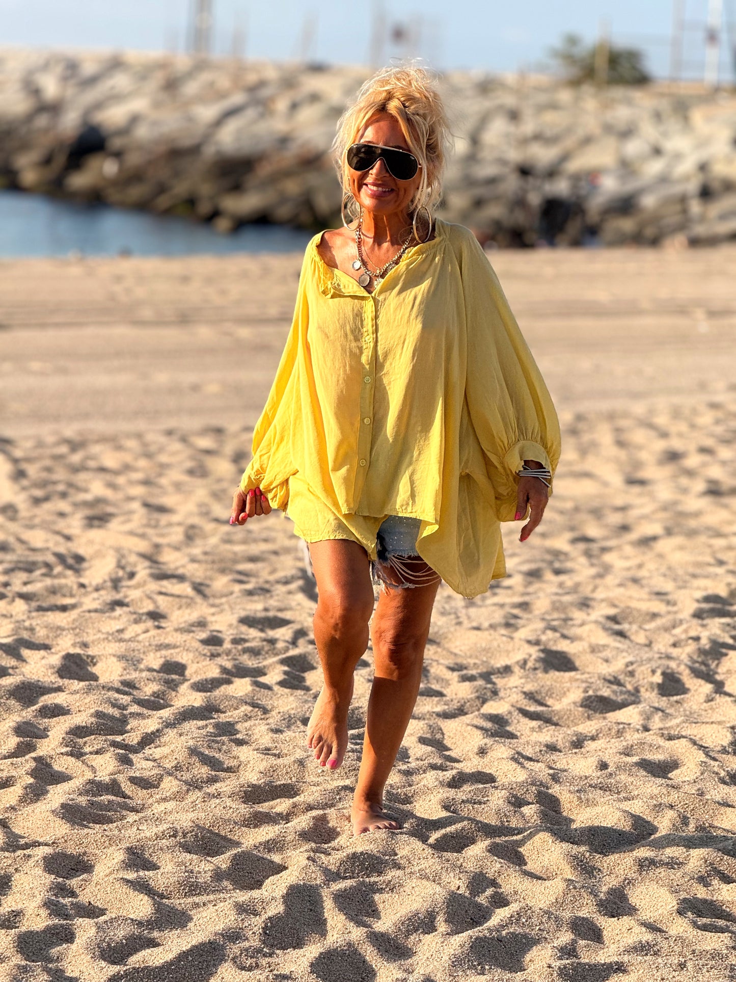 BLUSA OVERSIZE NINA MULTICOLOR