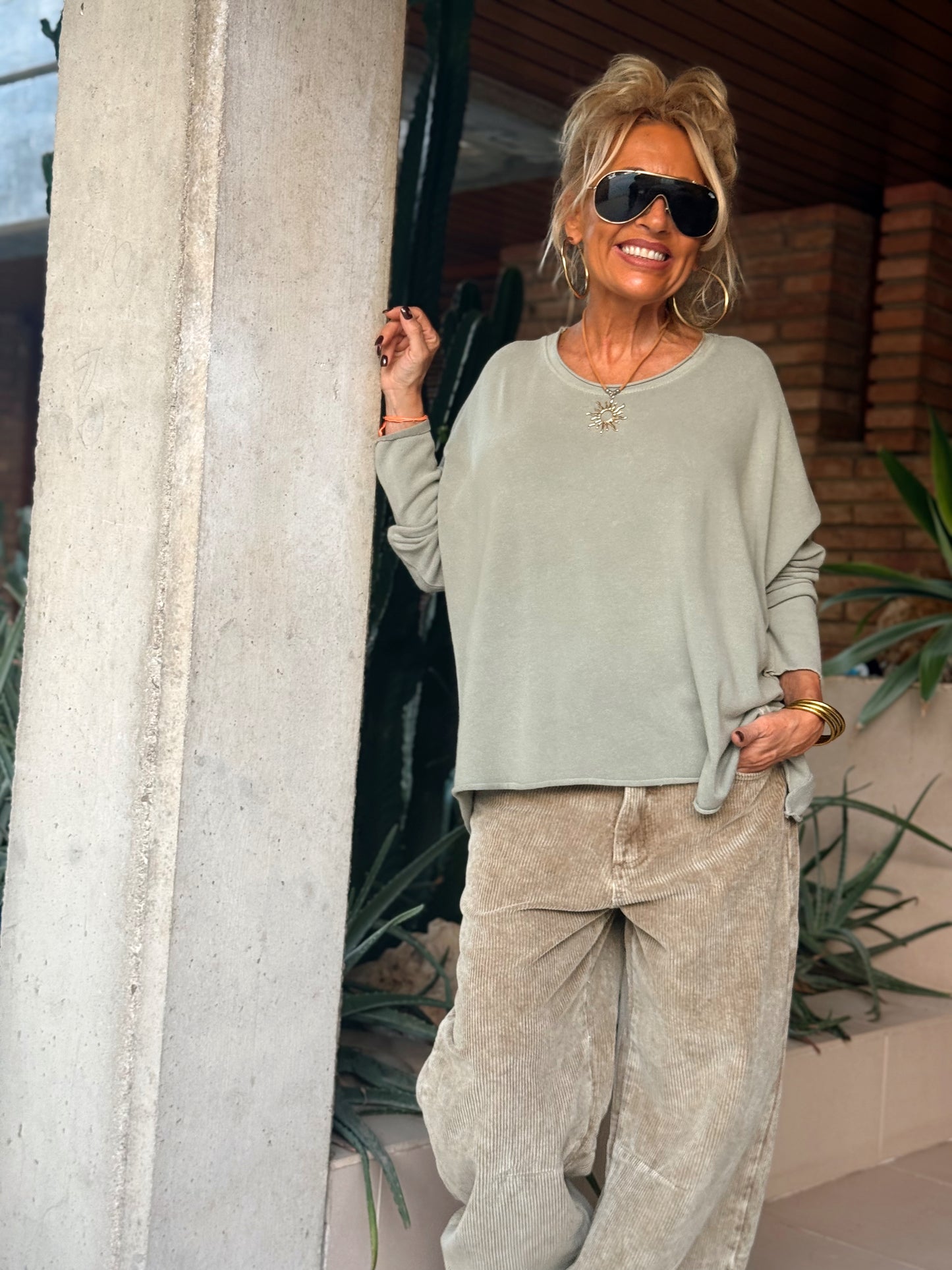 CAMISETA DESGASTADA OVERSIZE DANI MULTICOLOR