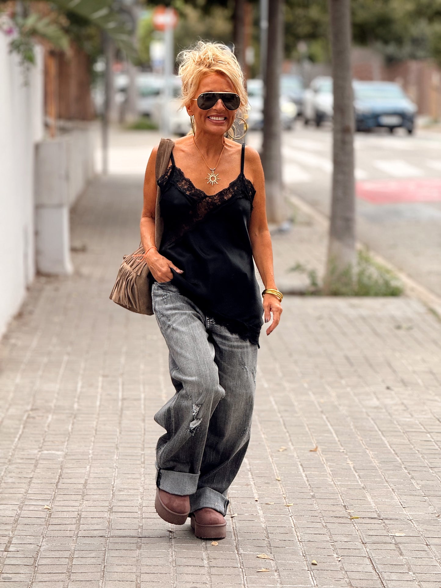 TOP LENCERO ASIMETRICO PAULINE MULTICOLOR