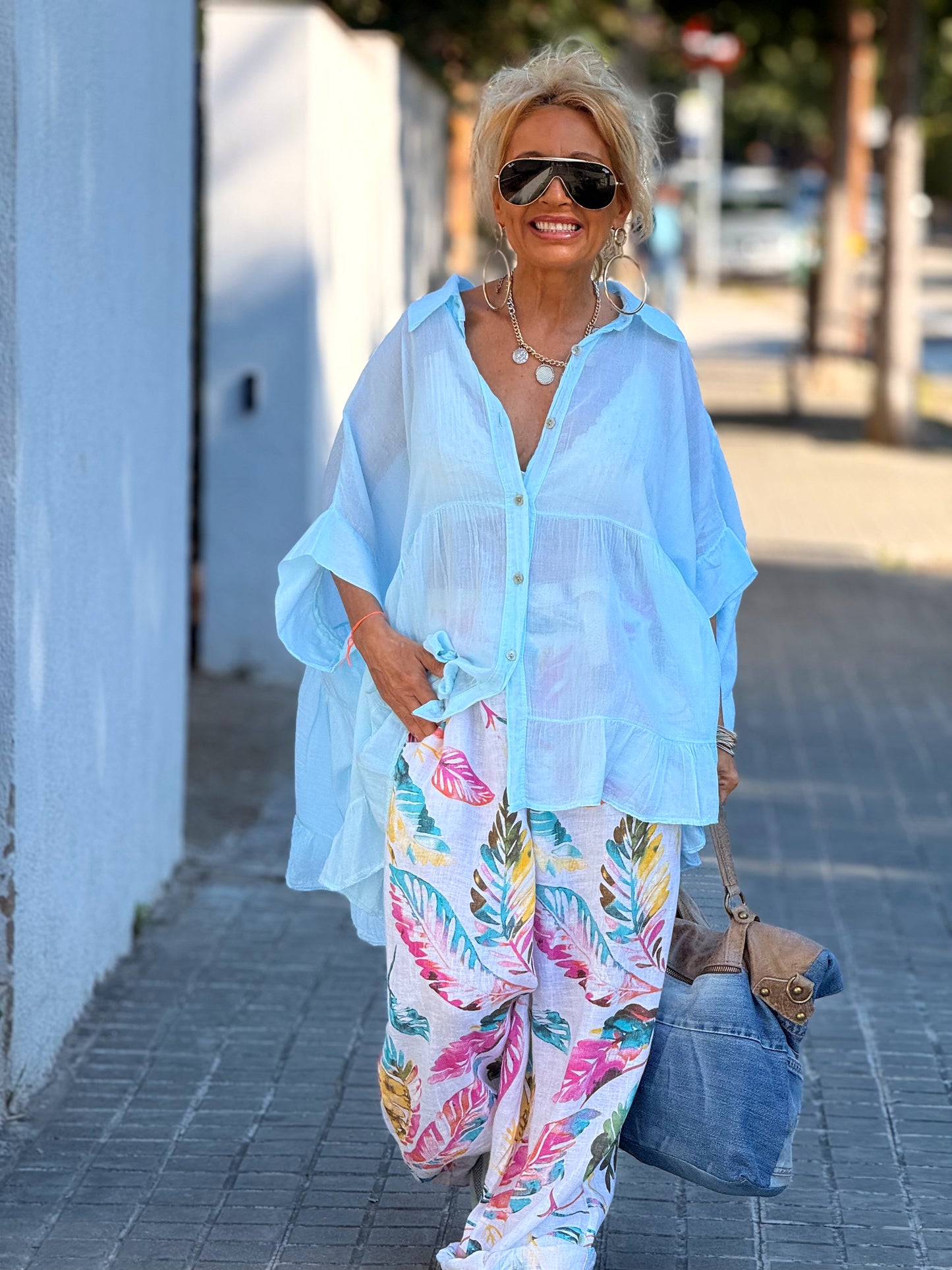 PANTALÓN ESTAMPADO FATY MULTICOLOR