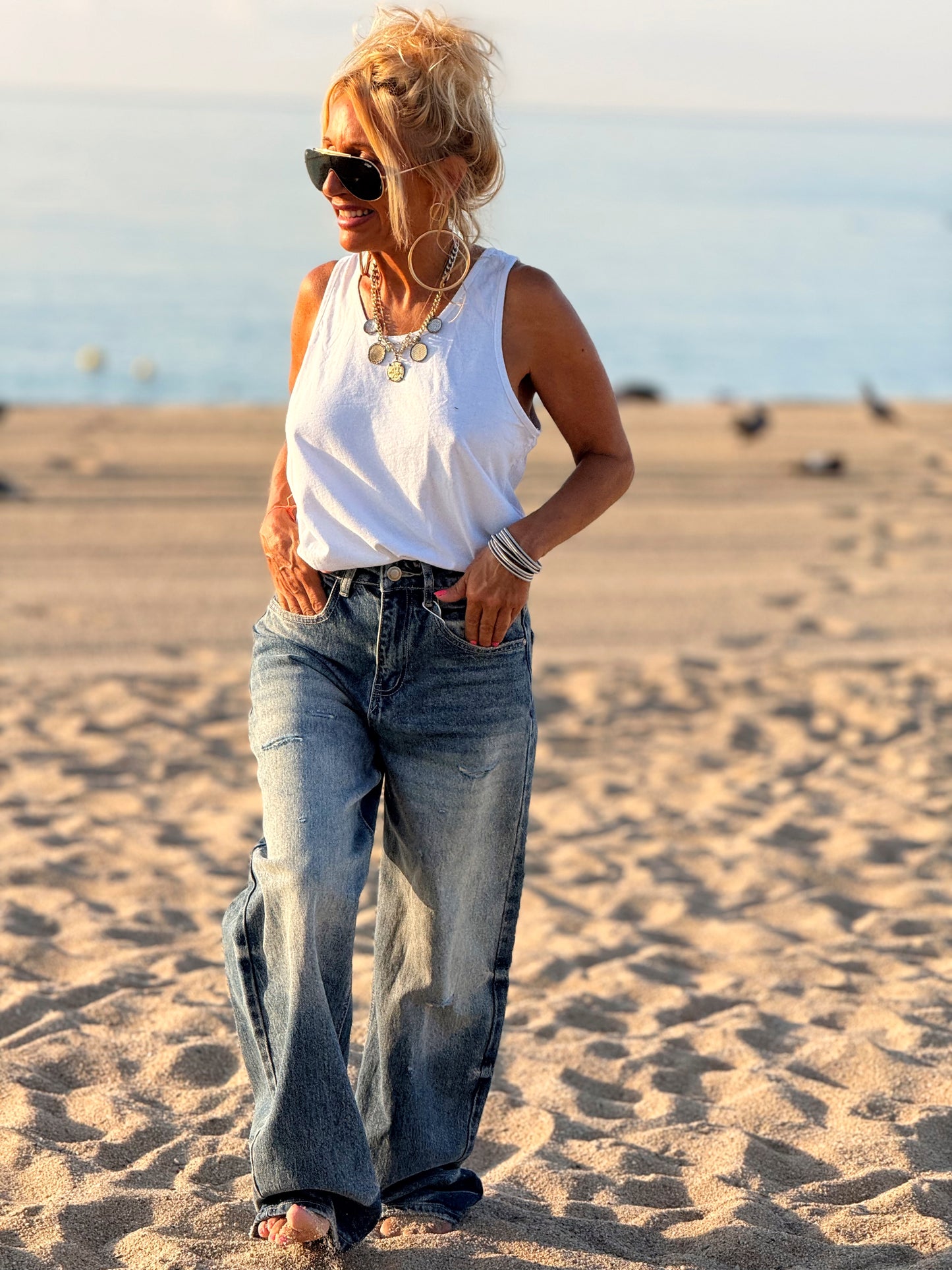 JEANS VAQUEROS ANGY 5428 TEJANO