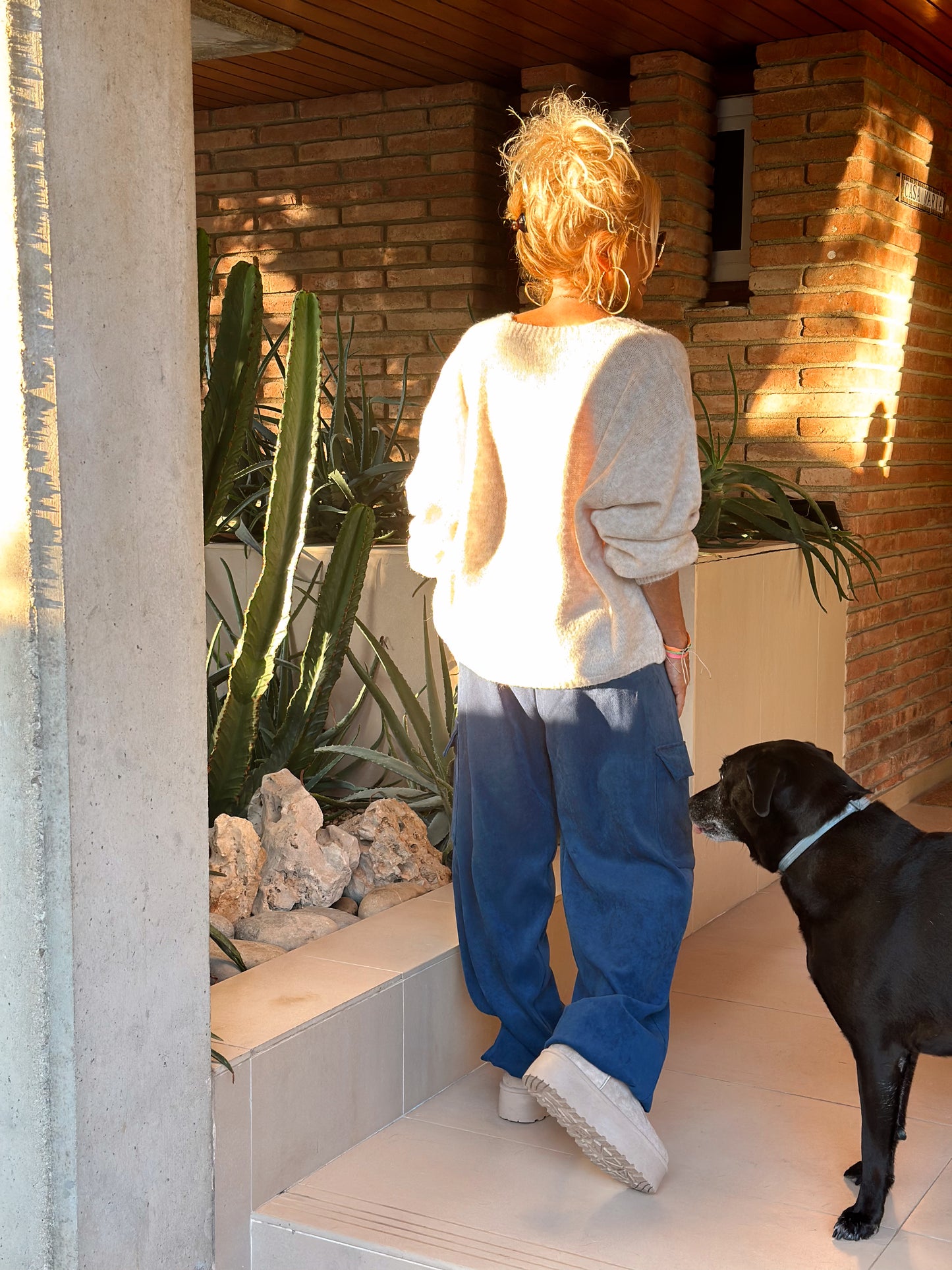 CHAQUETA DE PUNTO GABRIELA CRUDO