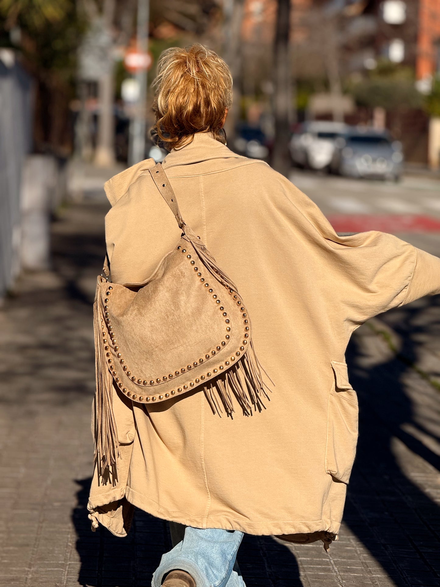 TRENCH SUPER OVERSIZE LOURDES MULTICOLOR