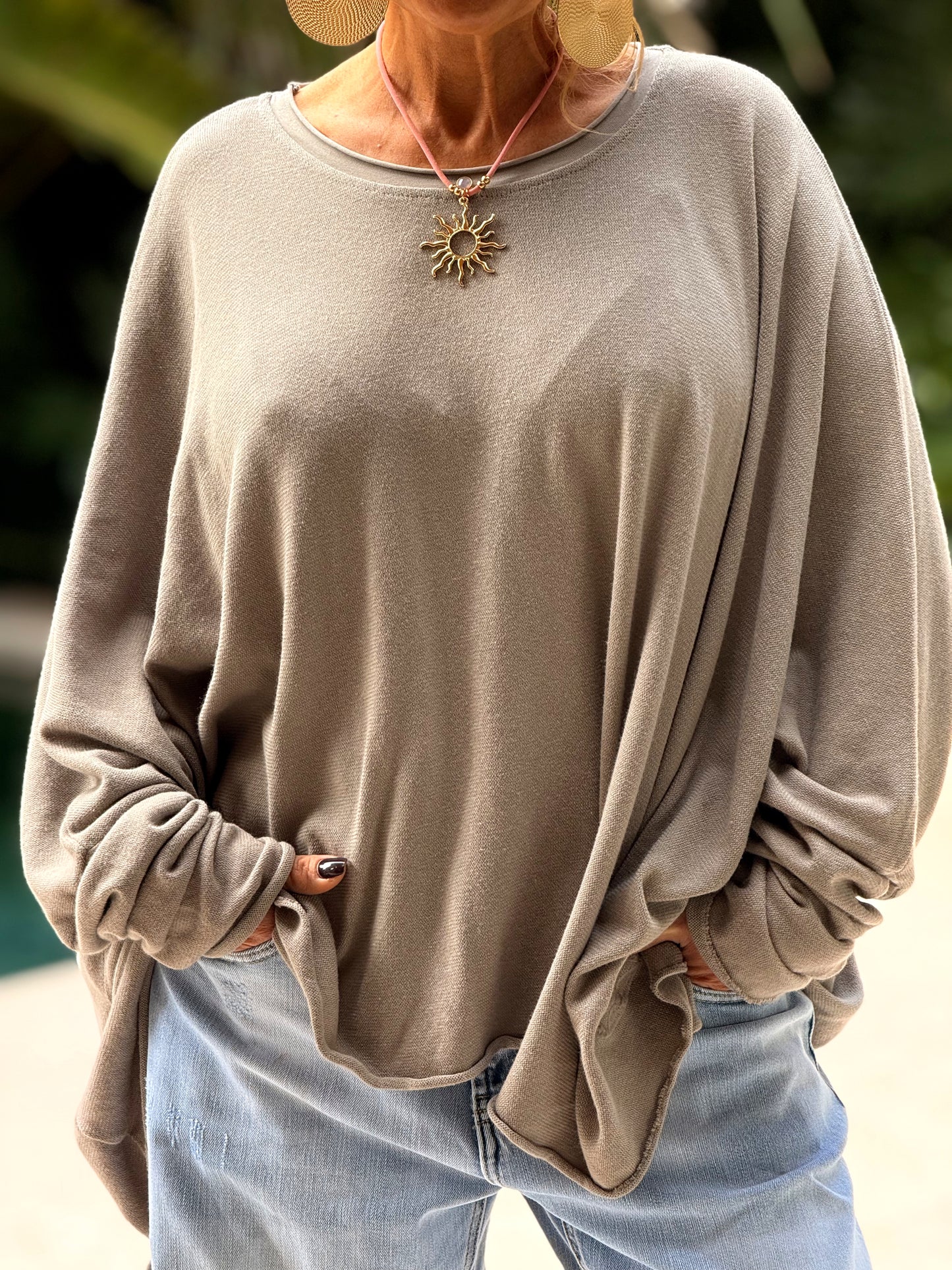 CAMISETA DESGASTADA SUPER OVERSIZE DANI MULTICOLOR