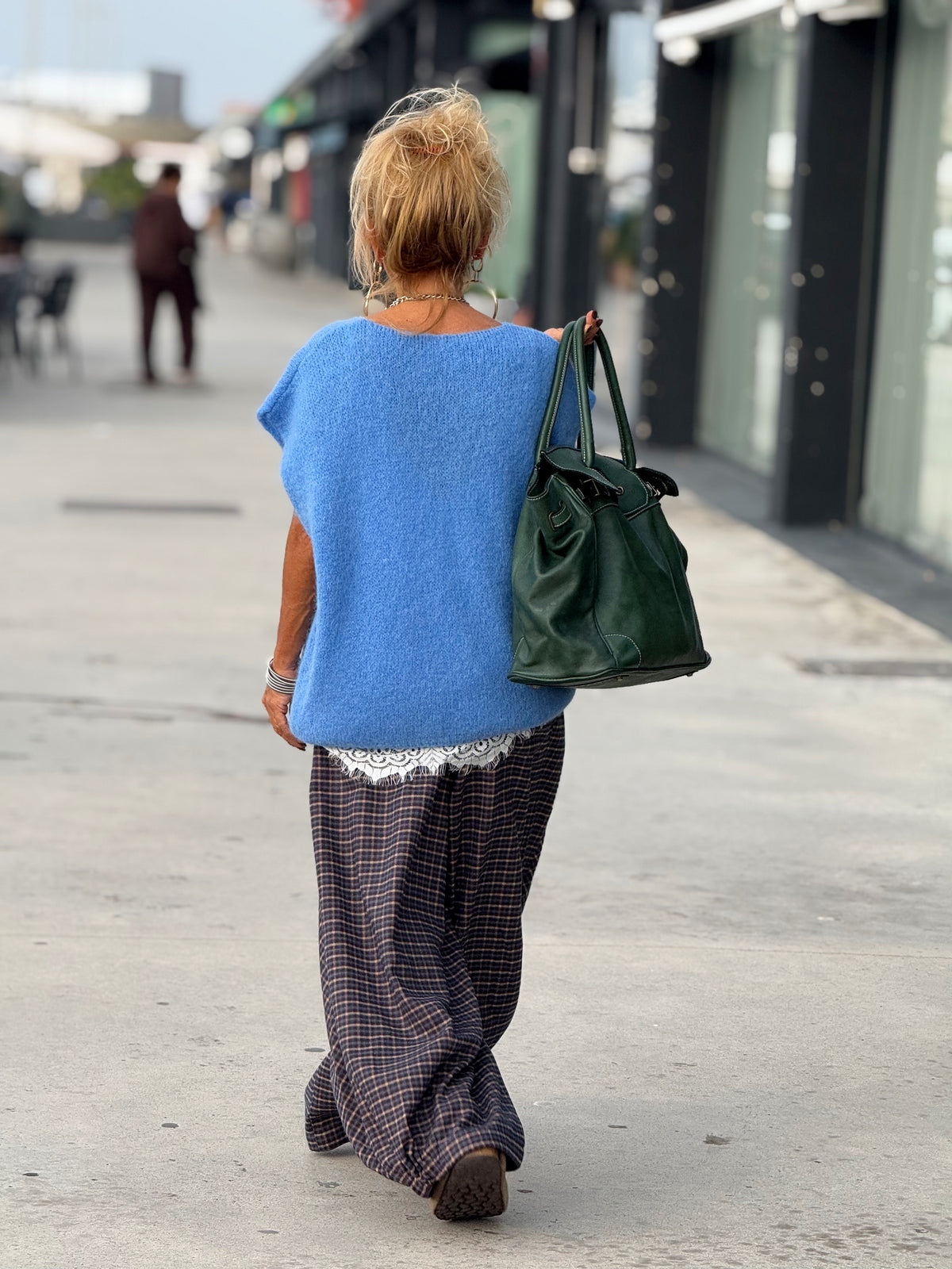 JERSEY-CHALECO DE PUNTO OVERSIZE LUANA MULTICOLOR