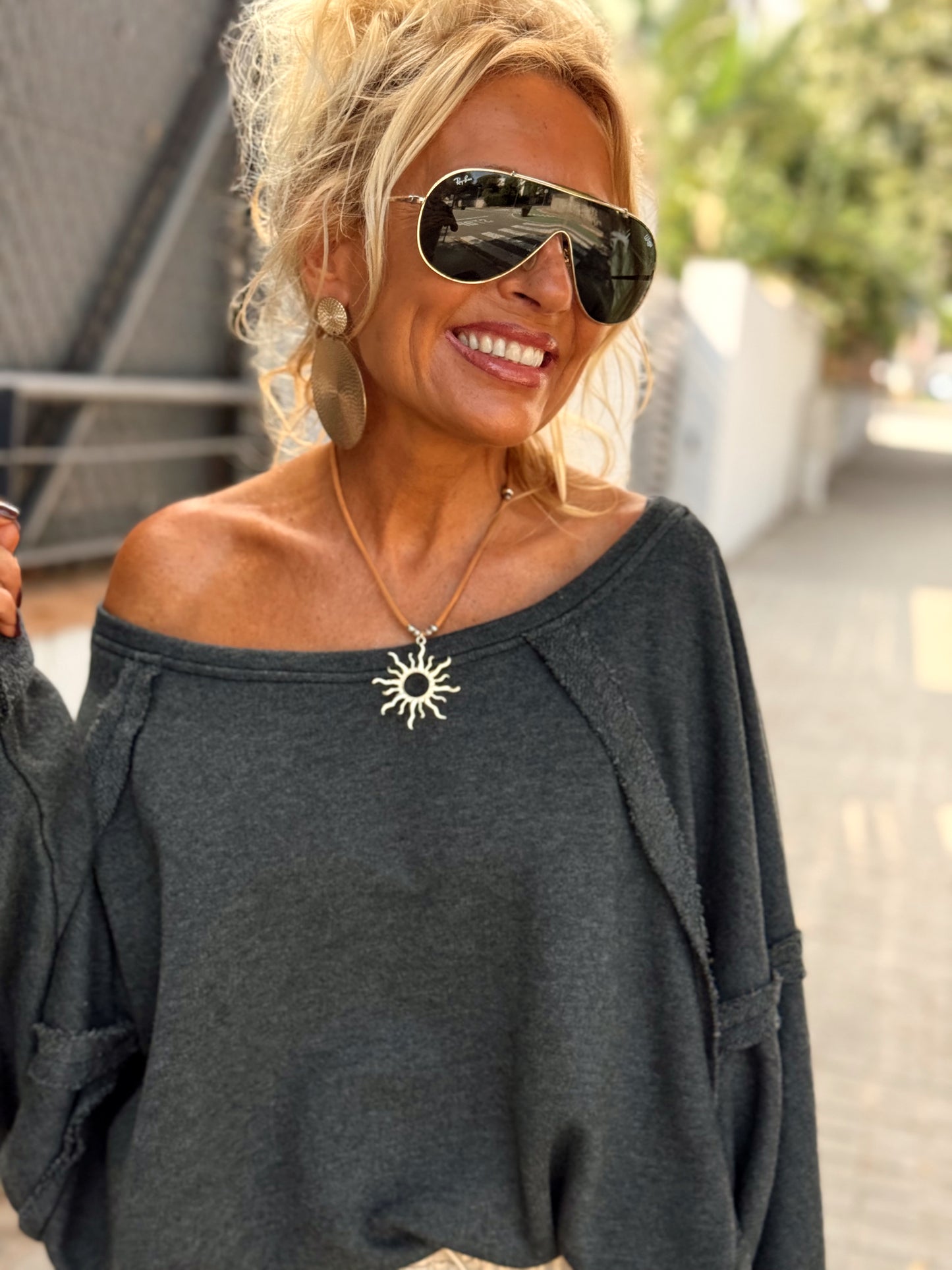 SUDADERA OVERSIZE MAELIS MULTICOLOR