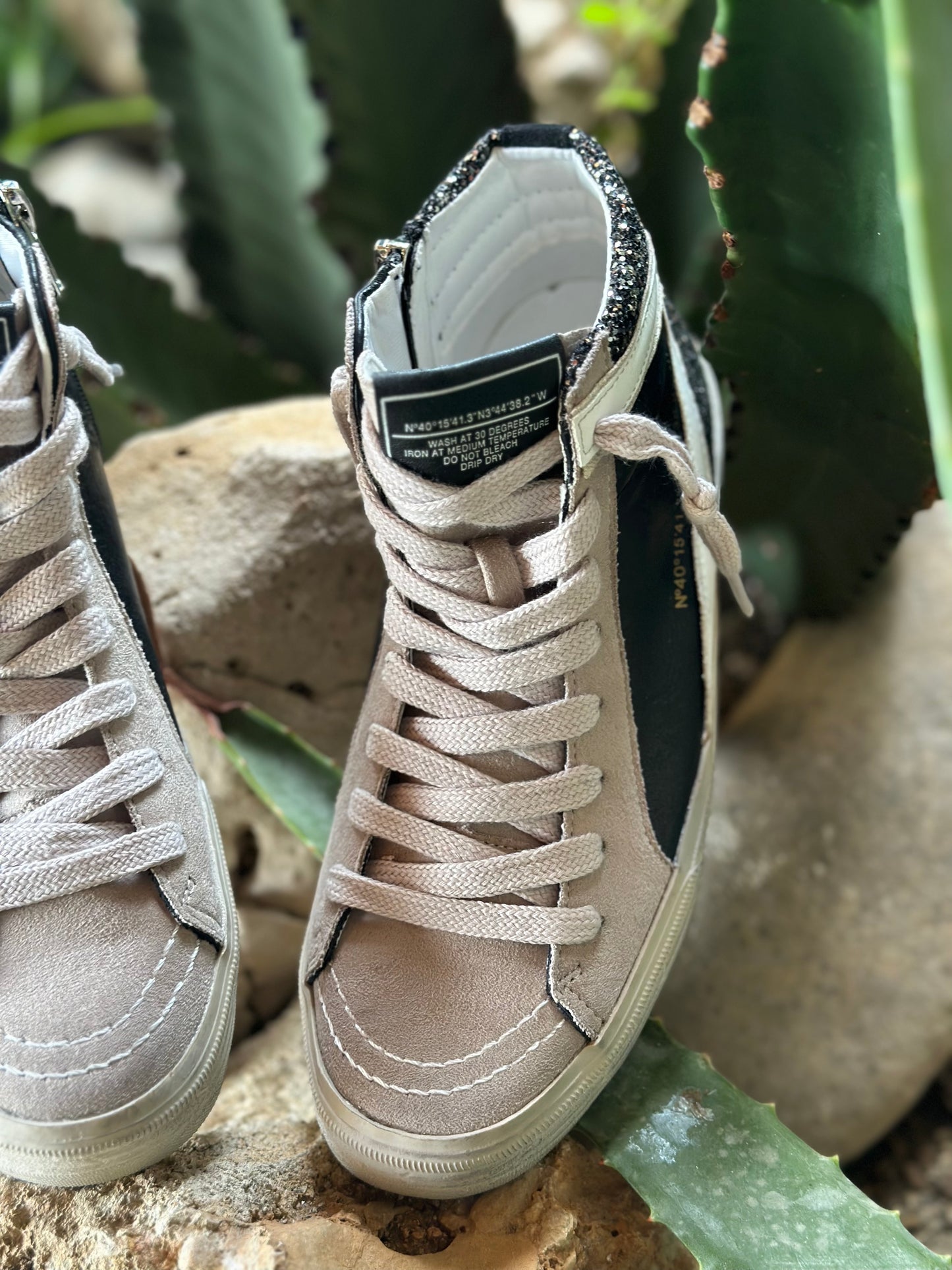 SNEAKERS CHIARA LENTEJUELAS NEGRO