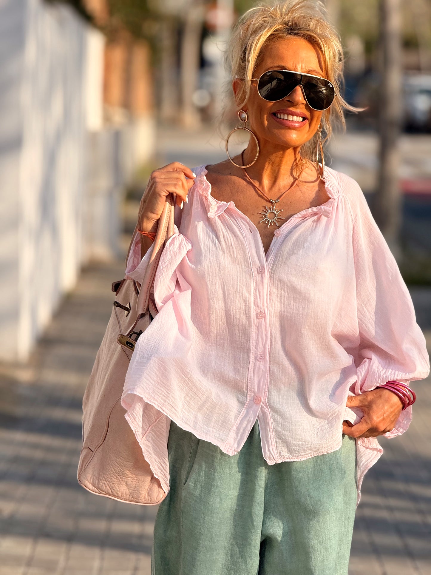 BLUSA OVERSIZE NINA MULTICOLOR