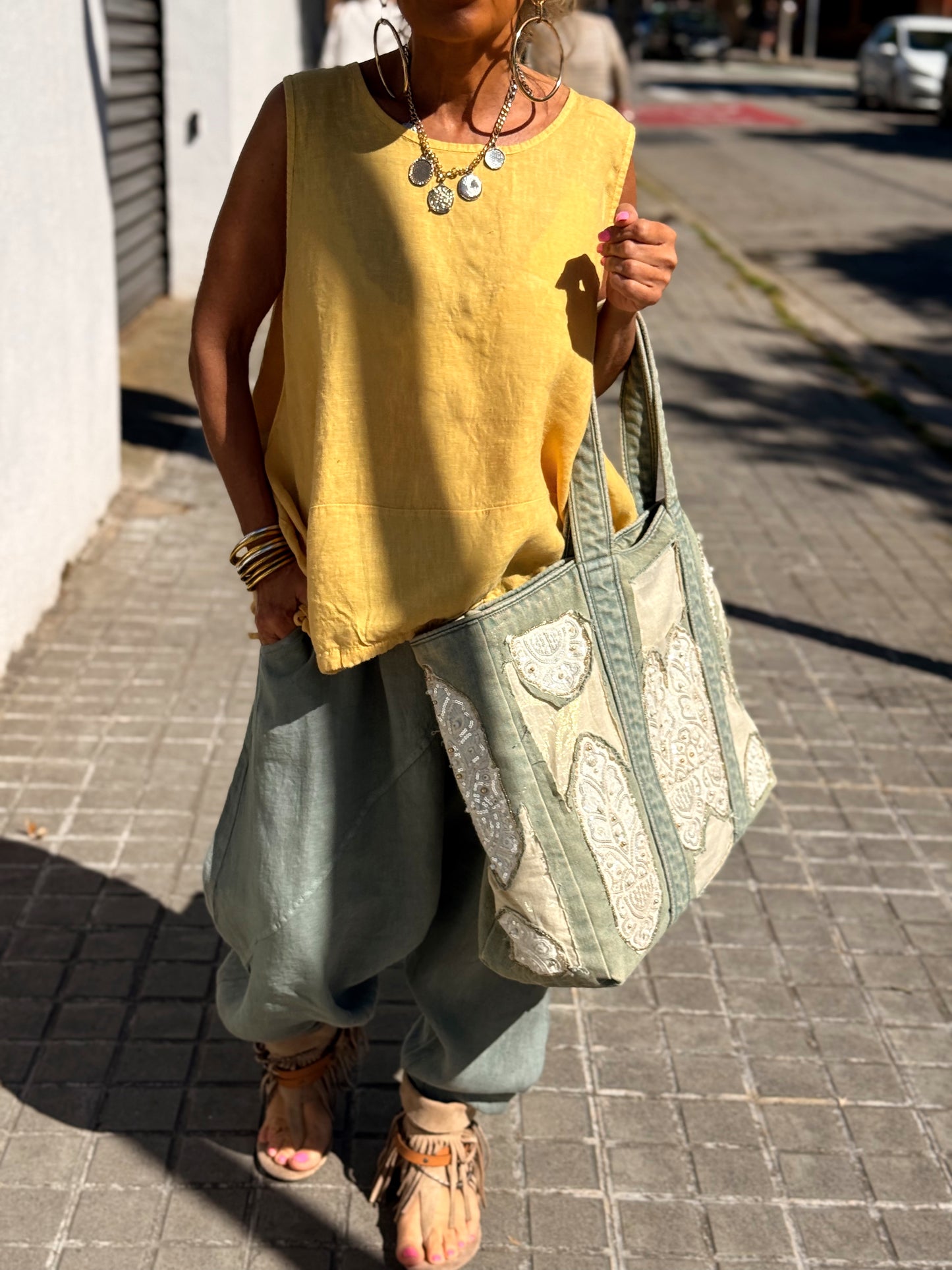 BLUSA LINO ARTHUR MULTICOLOR
