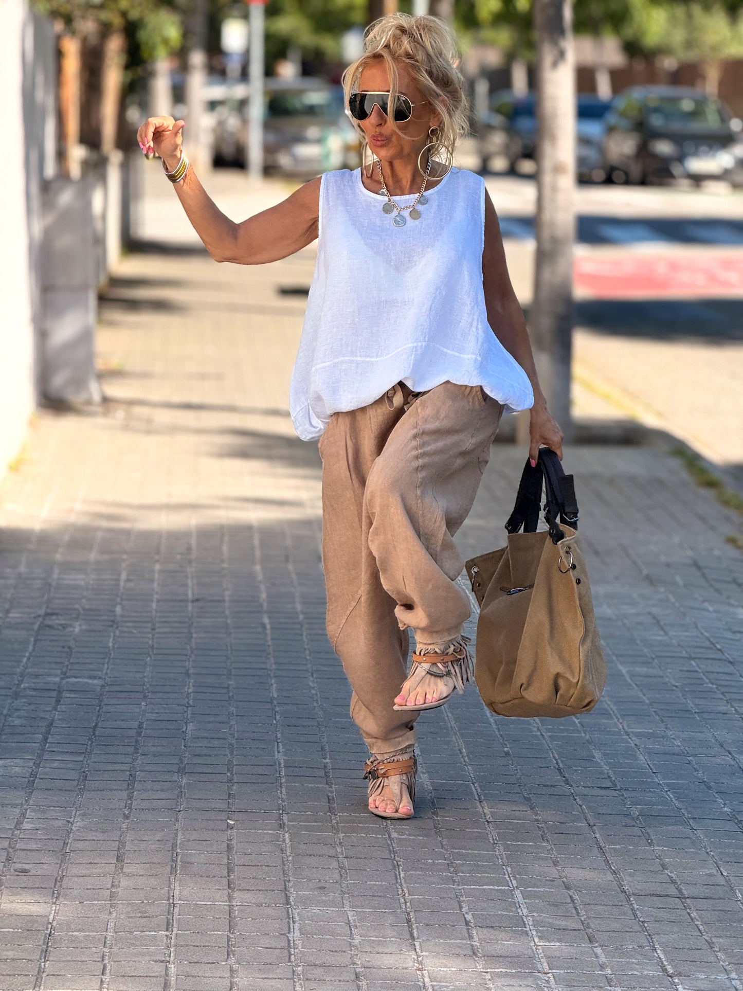 BLUSA LINO ARTHUR MULTICOLOR