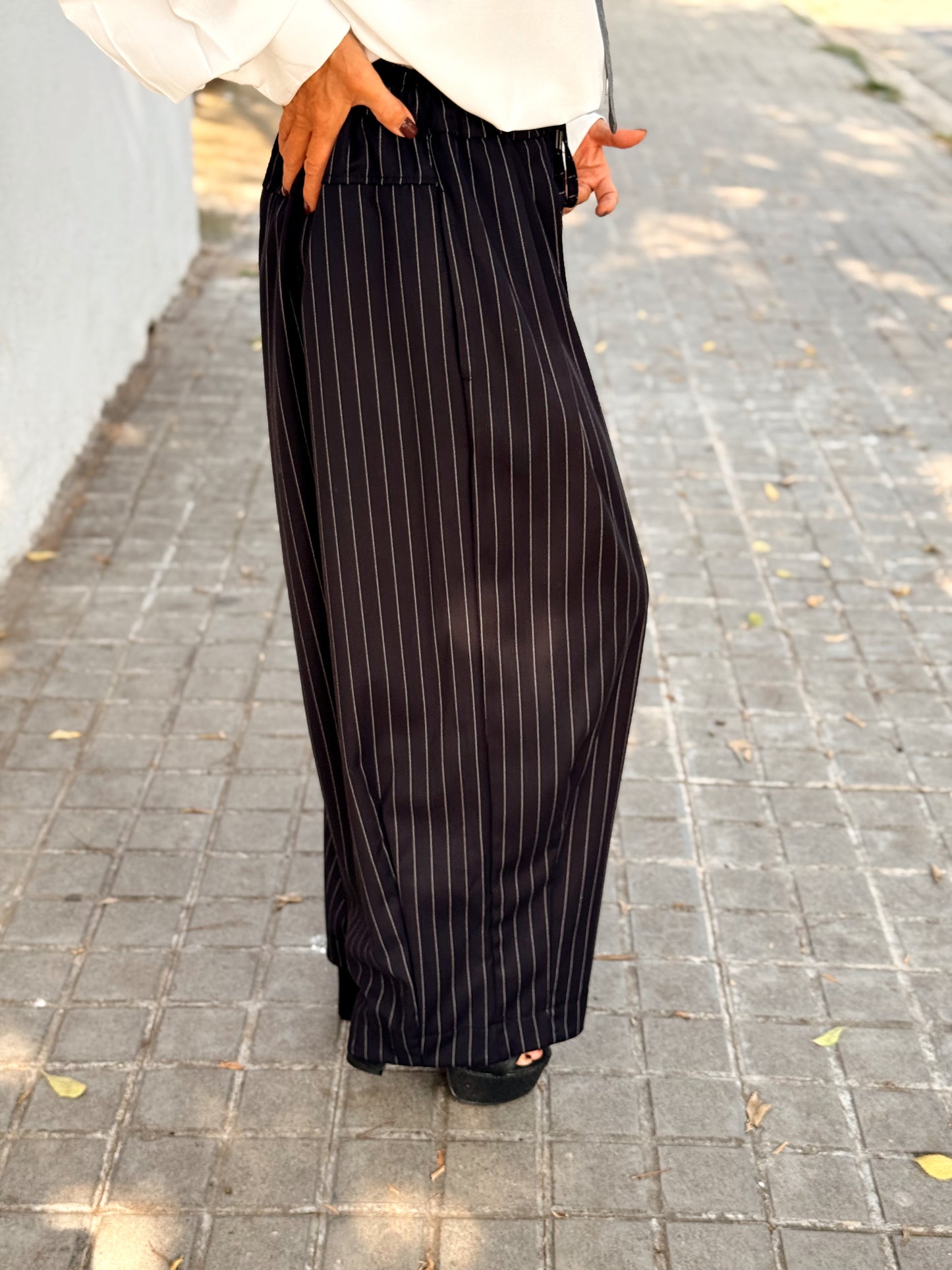 PANTALON OVERSIZE RAYAS MULTICOLOR