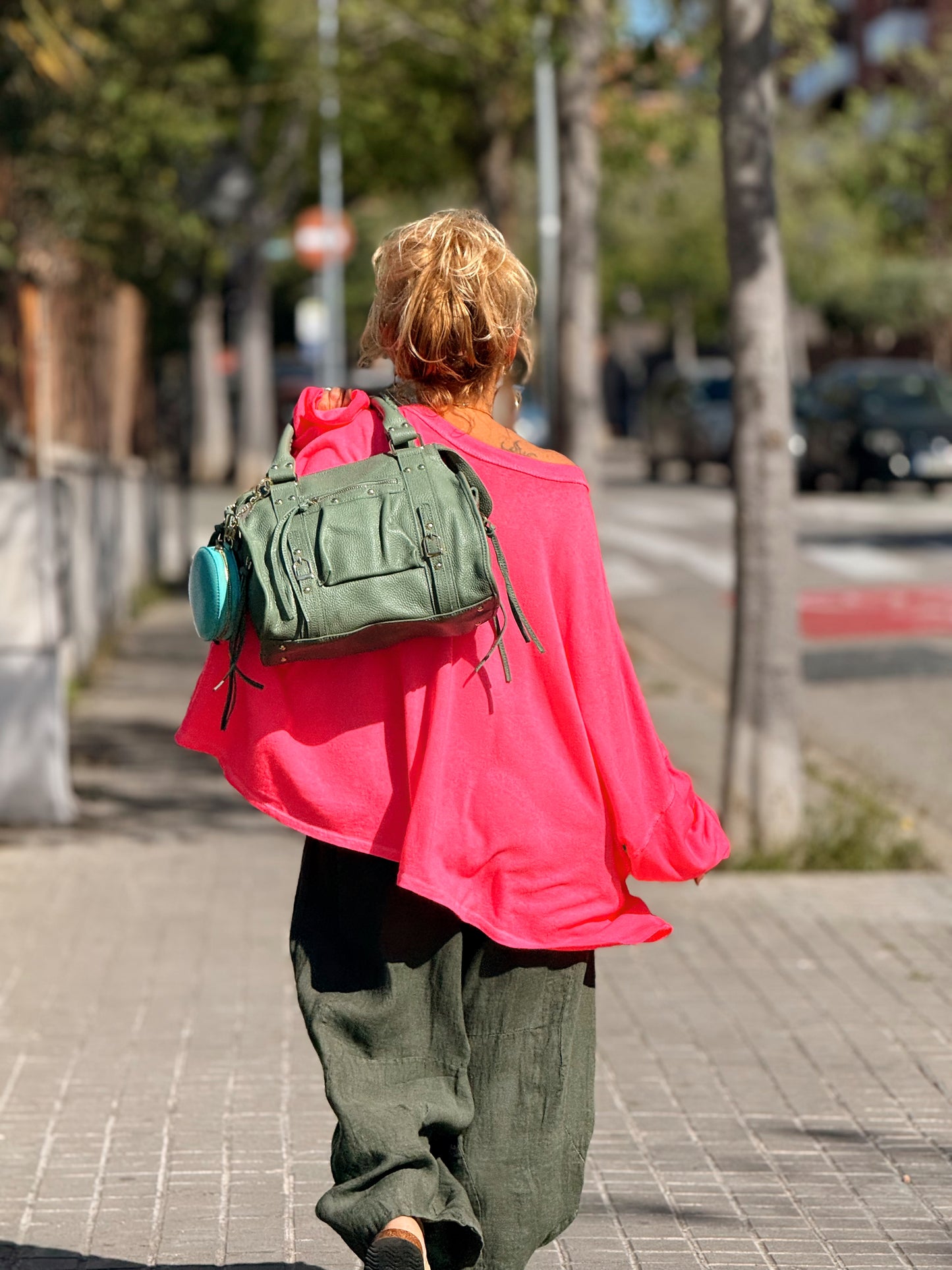 CAMISETA SUPER OVERSIZE SHILA NÉON MULTICOLOR