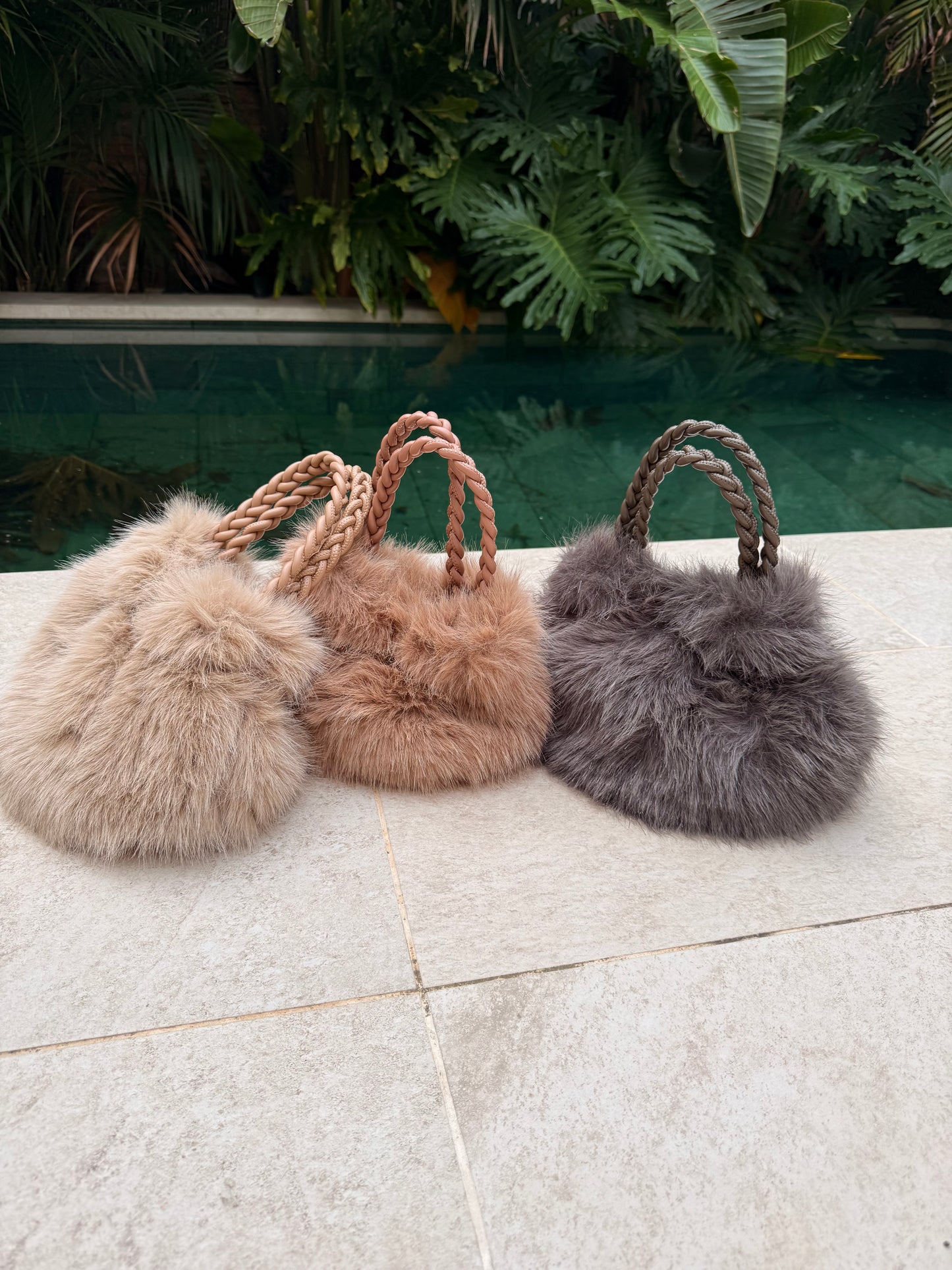 BOLSO PEQUEÑO PELO SINTÉTICO STOCKHOLM MULTICOLOR