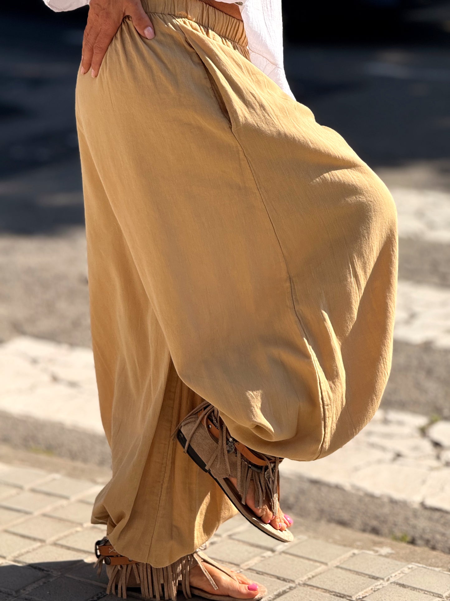 PANTALON MARI OVERSIZE MULTICOLOR