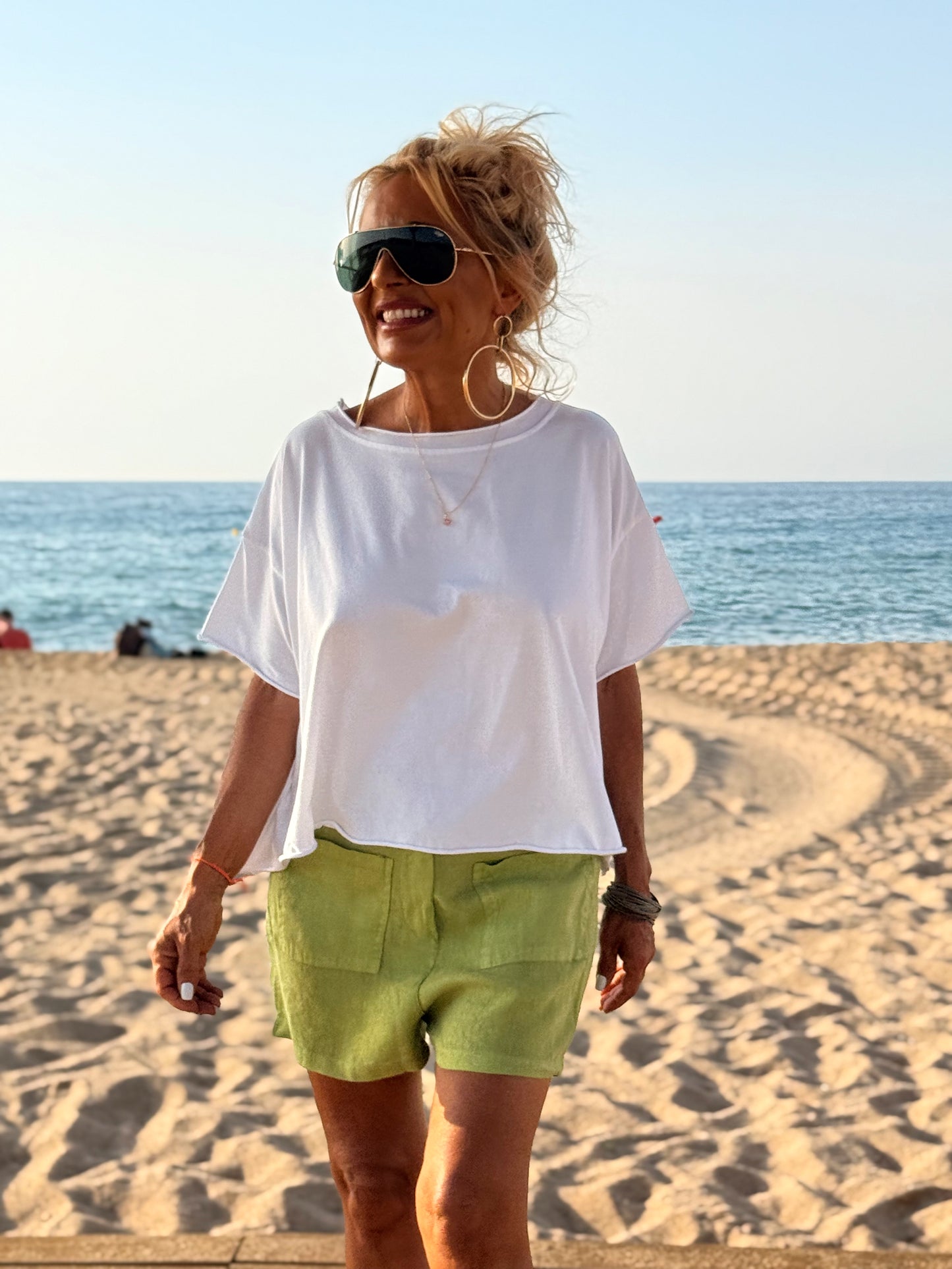 SHORT LINO TERRY MULTICOLOR