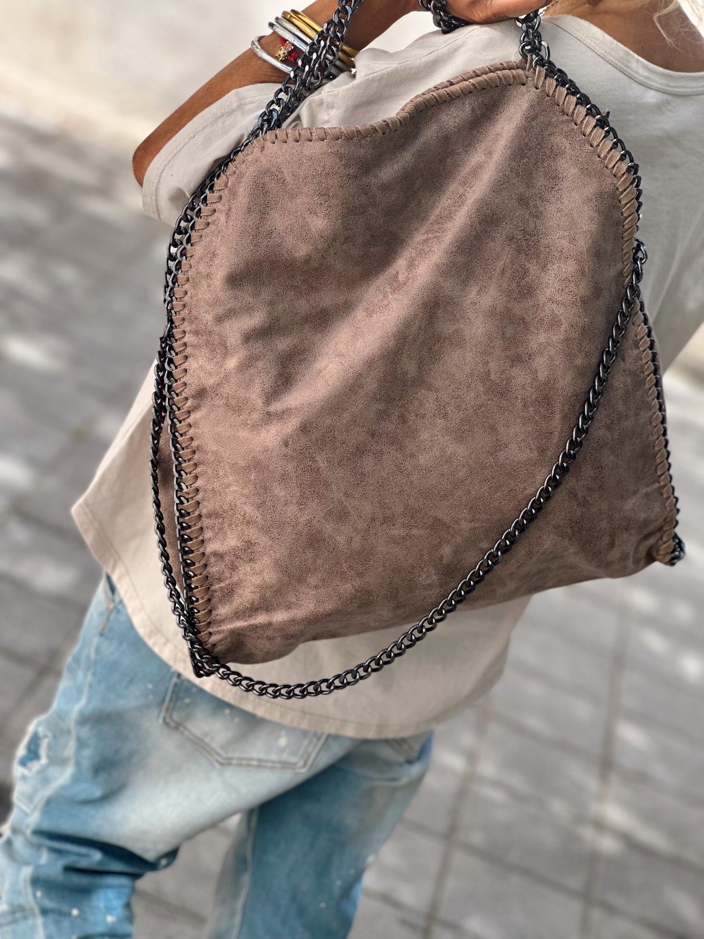 BOLSO VINTAGE MARRÓN