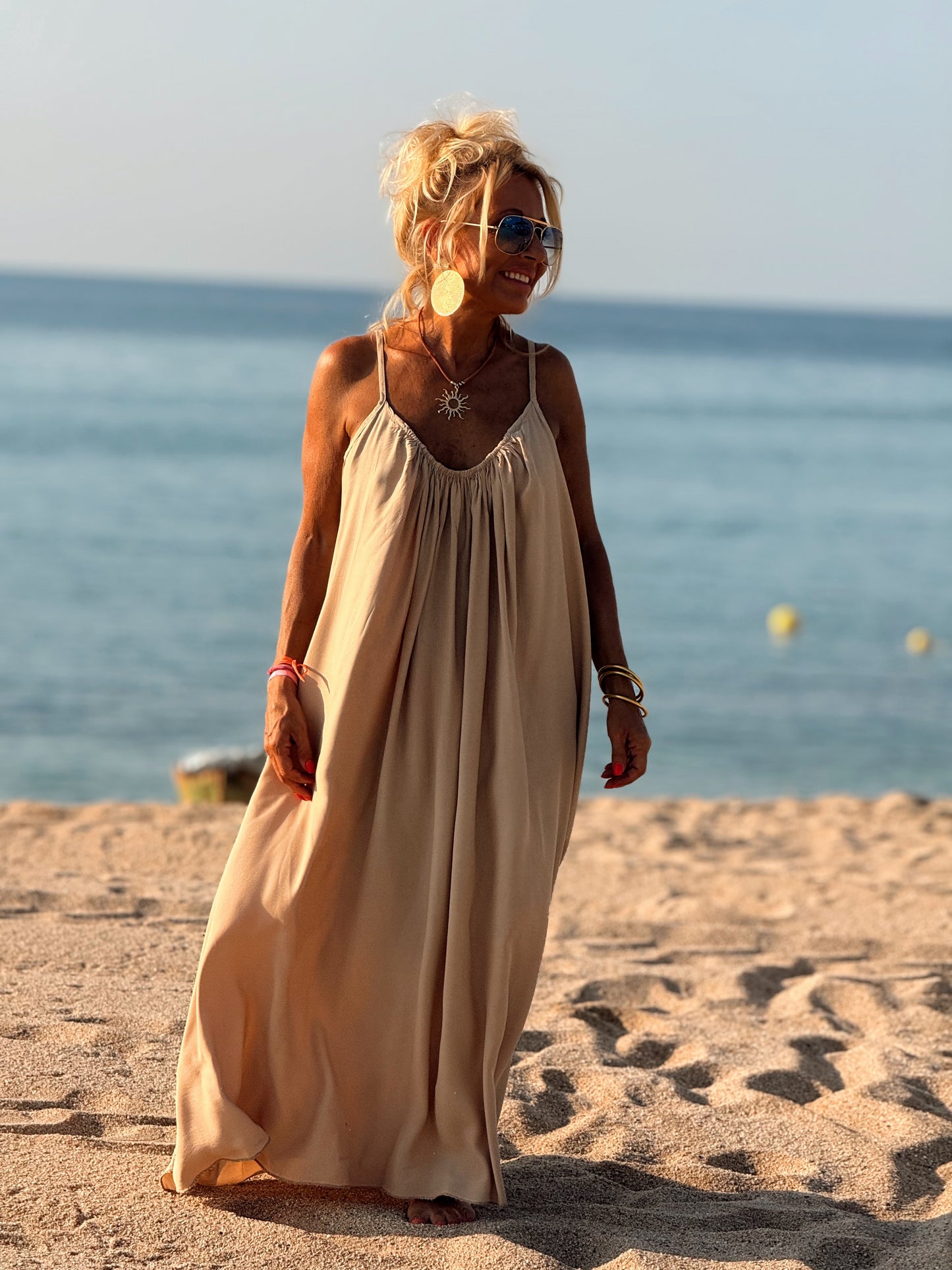 VESTIDO OVERSIZE AENOR CAMEL