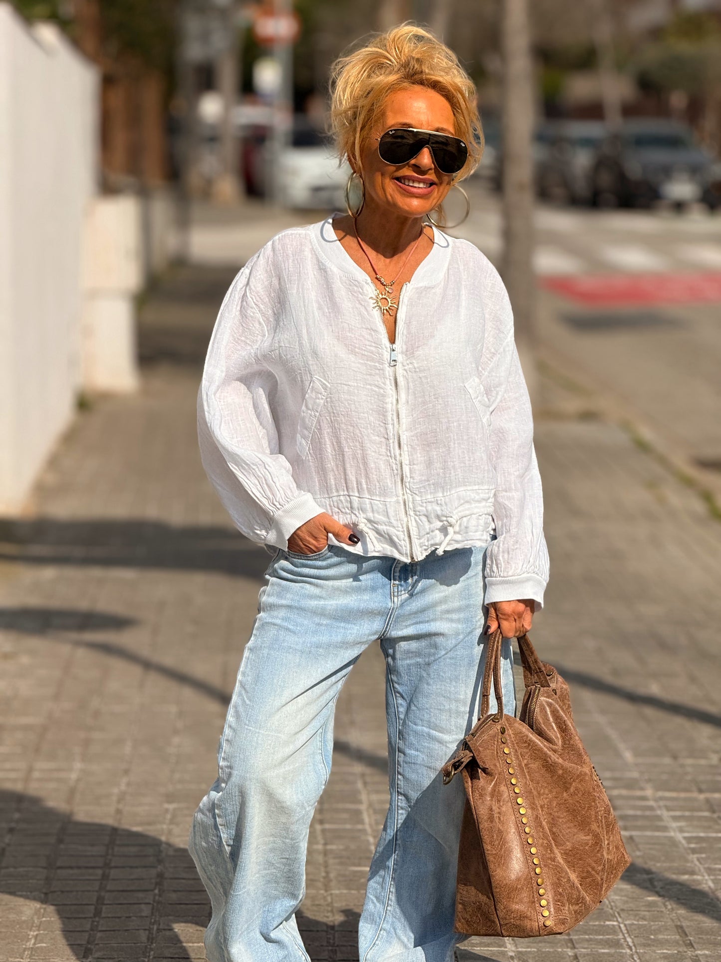 BOMBER LINO CAMILLE MULTICOLOR