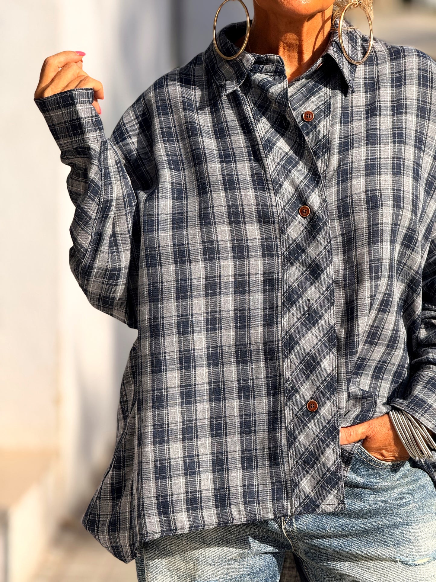 CAMISA CUADROS JULIEN MULTICOLOR