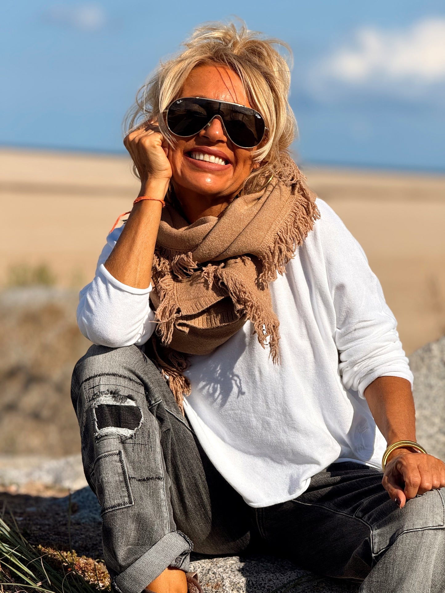 BUFANDA FLECOS CELINE MULTICOLOR