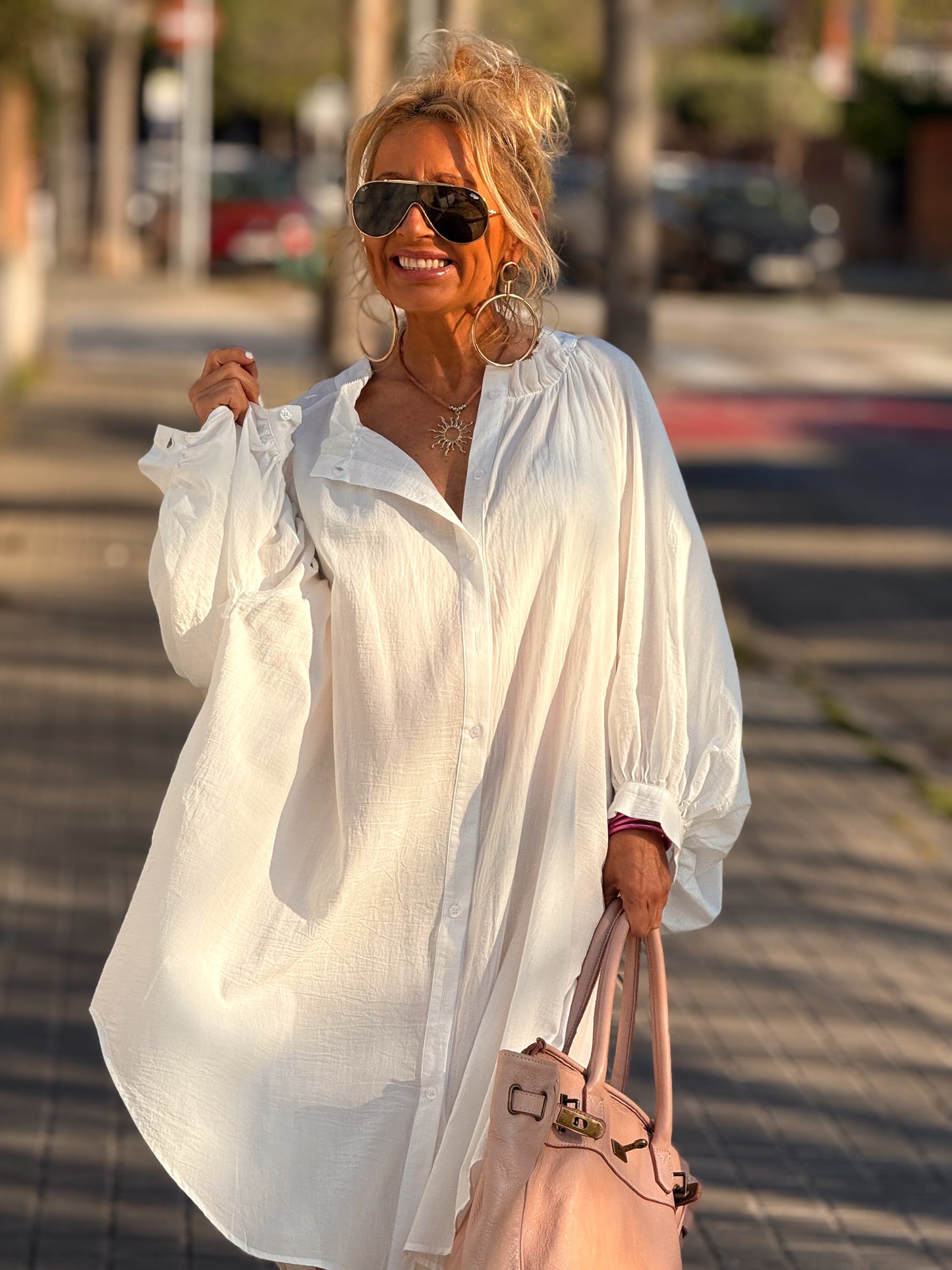 VESTIDO OVERSIZE NINA MULTICOLOR