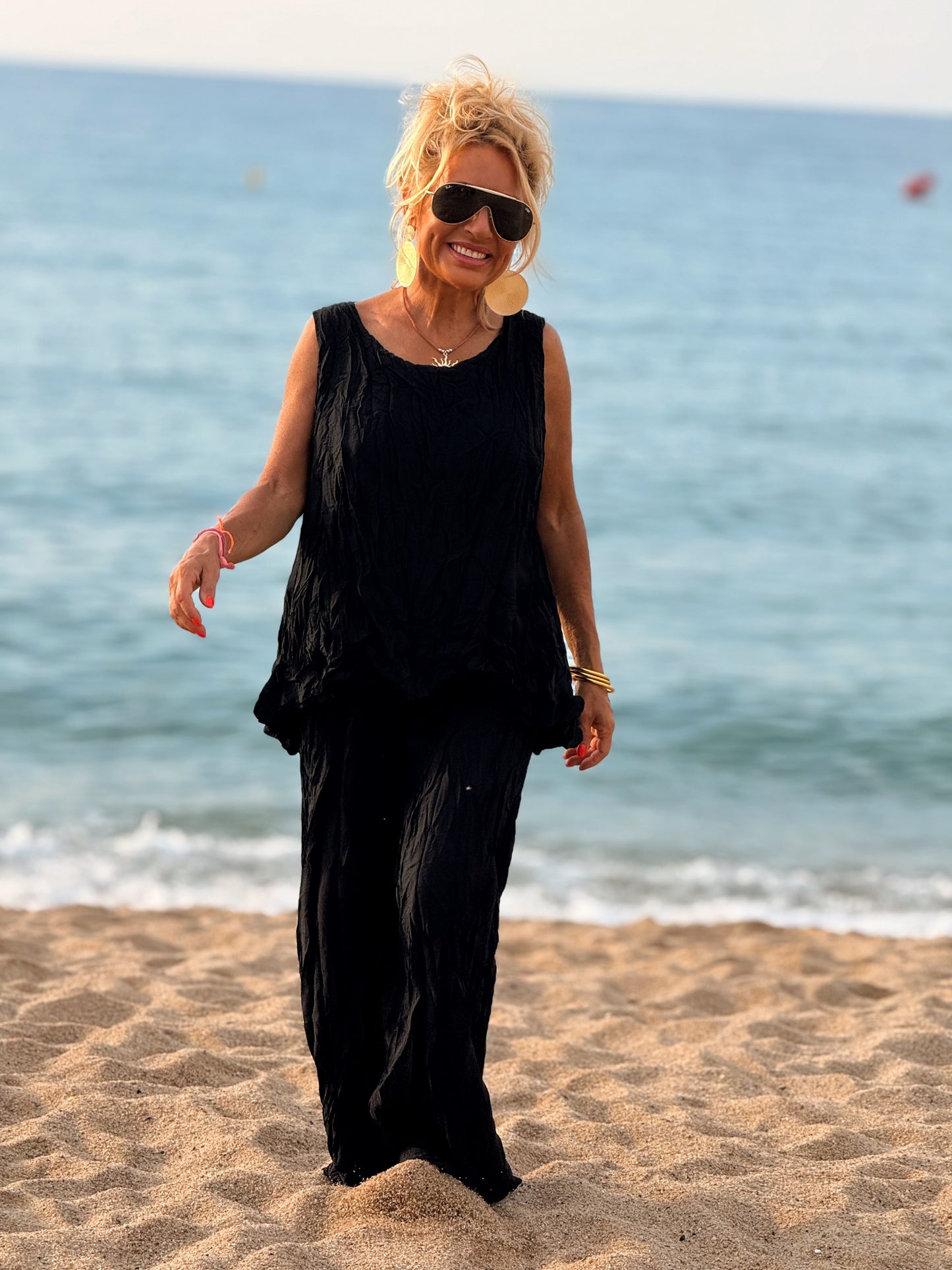 CONJUNTO ARRUGADO MULTICOLOR