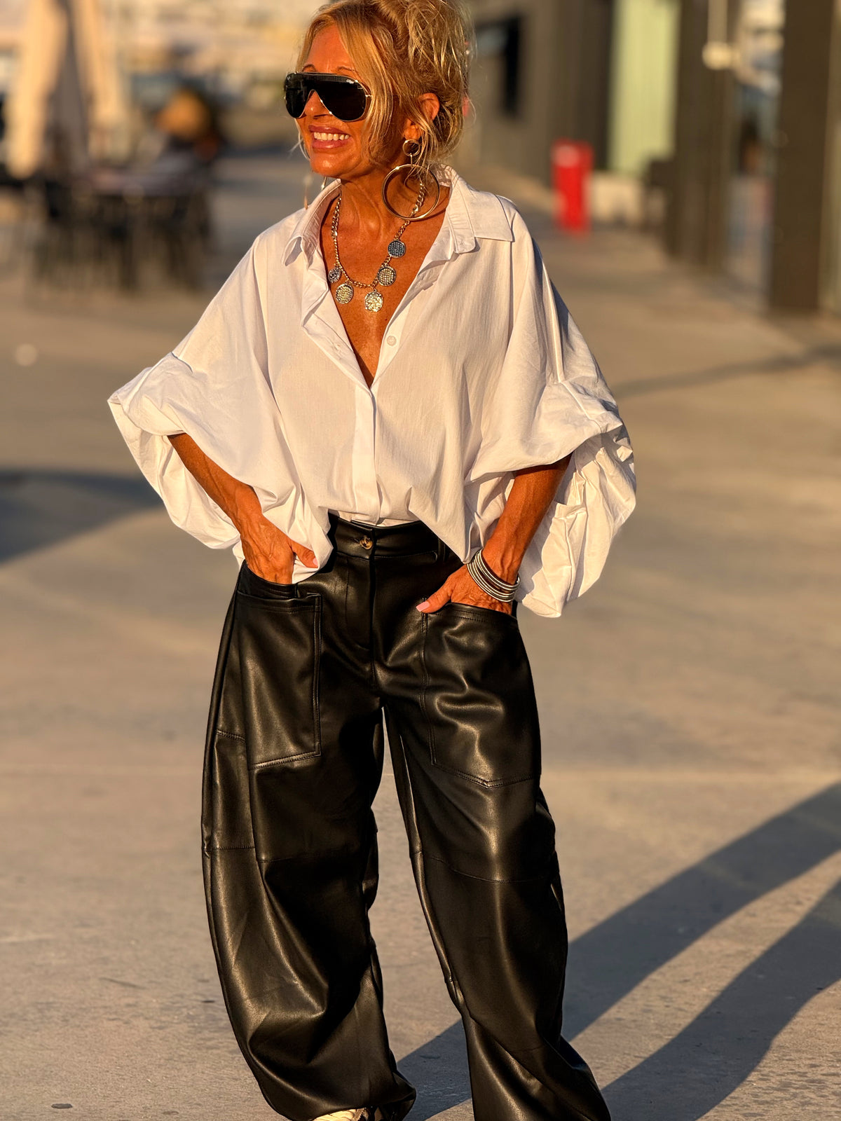 PANTALON BOMBER POLIPIEL MULTICOLOR