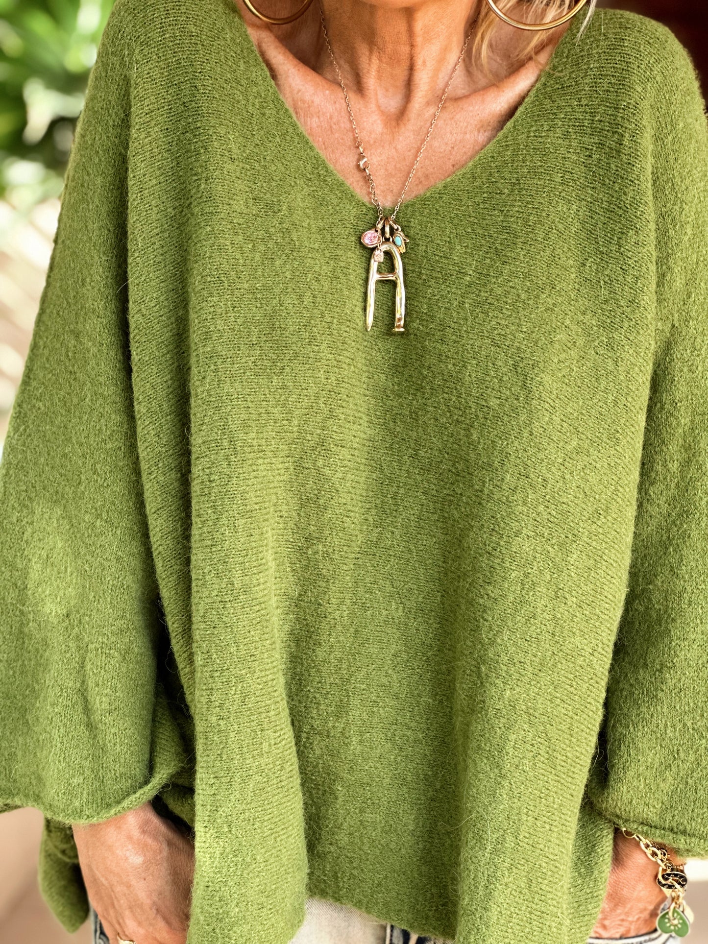 JERSEY OVERSIZE ALPACA NINA OLIVA