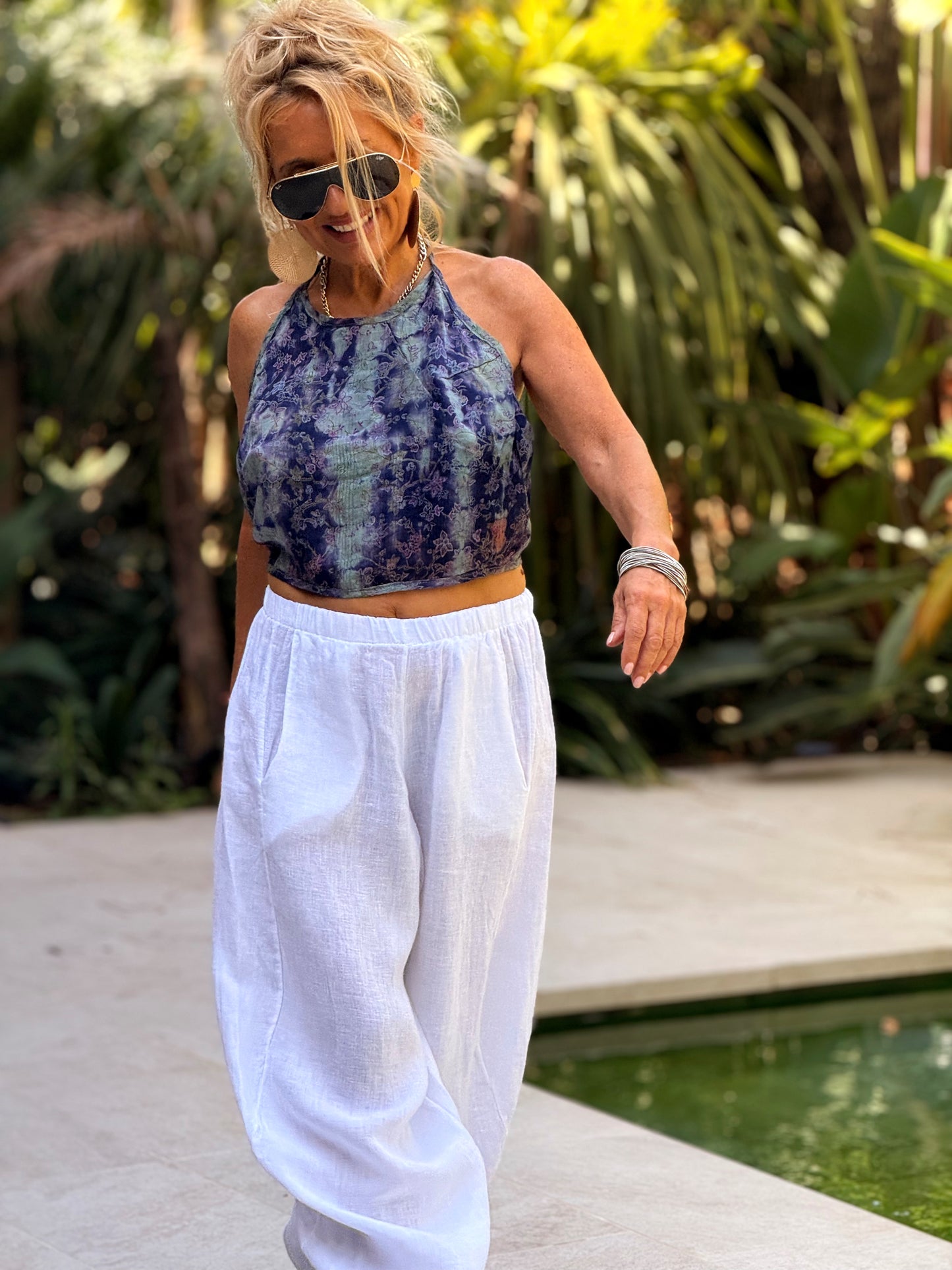 TOP CORTO INDY MULTICOLOR