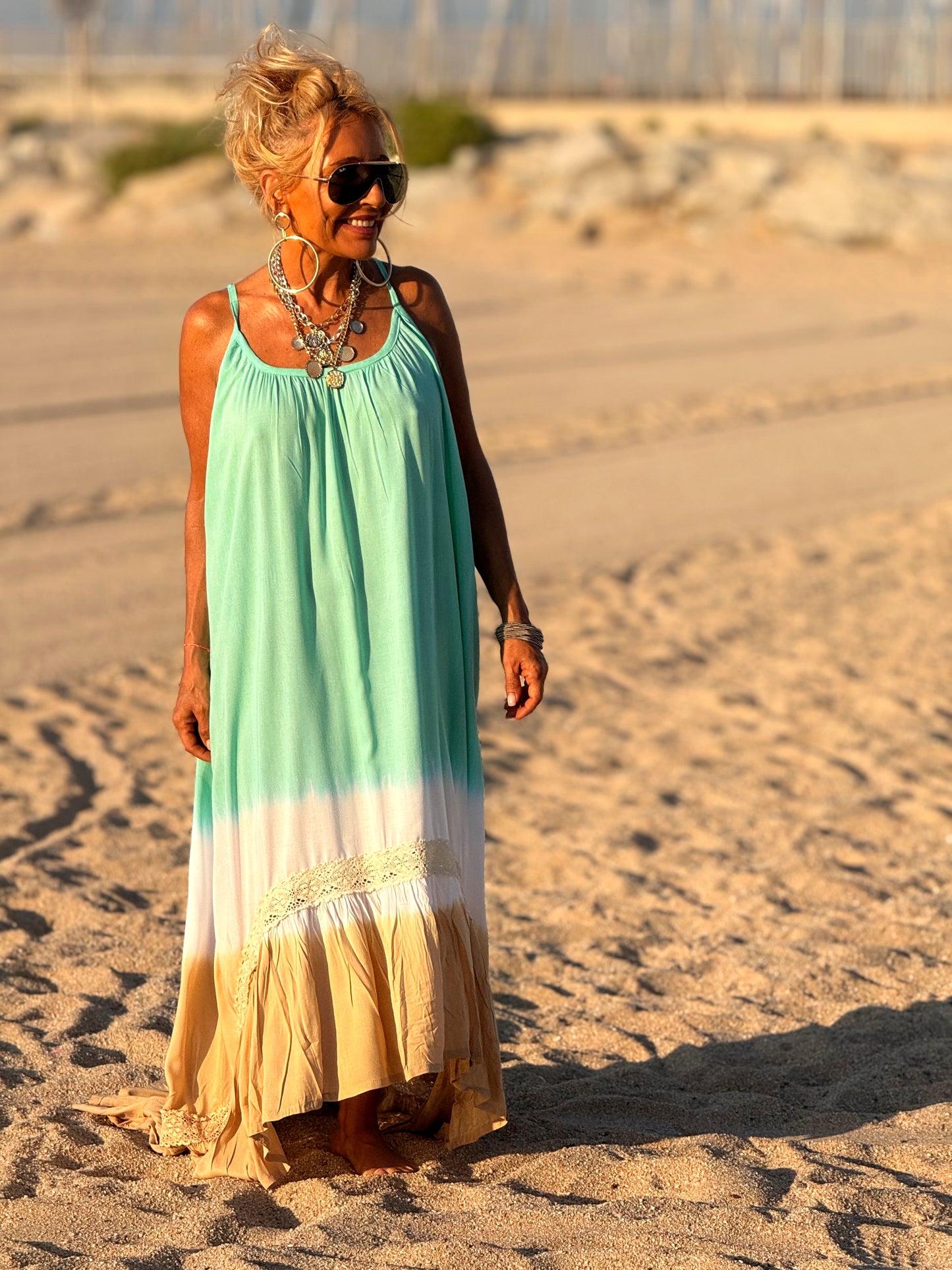 VESTIDO TIRANTE TYE&DYE MULTICOLOR