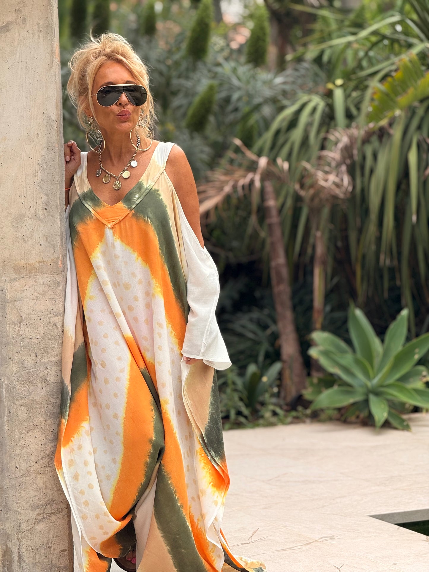 VESTIDO SUPER OVERSIZE FORMENTERA MULTICOLOR
