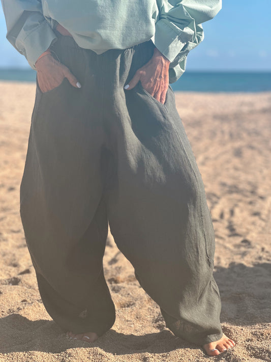 PANTALON OVERSIZE EDEN KAKI