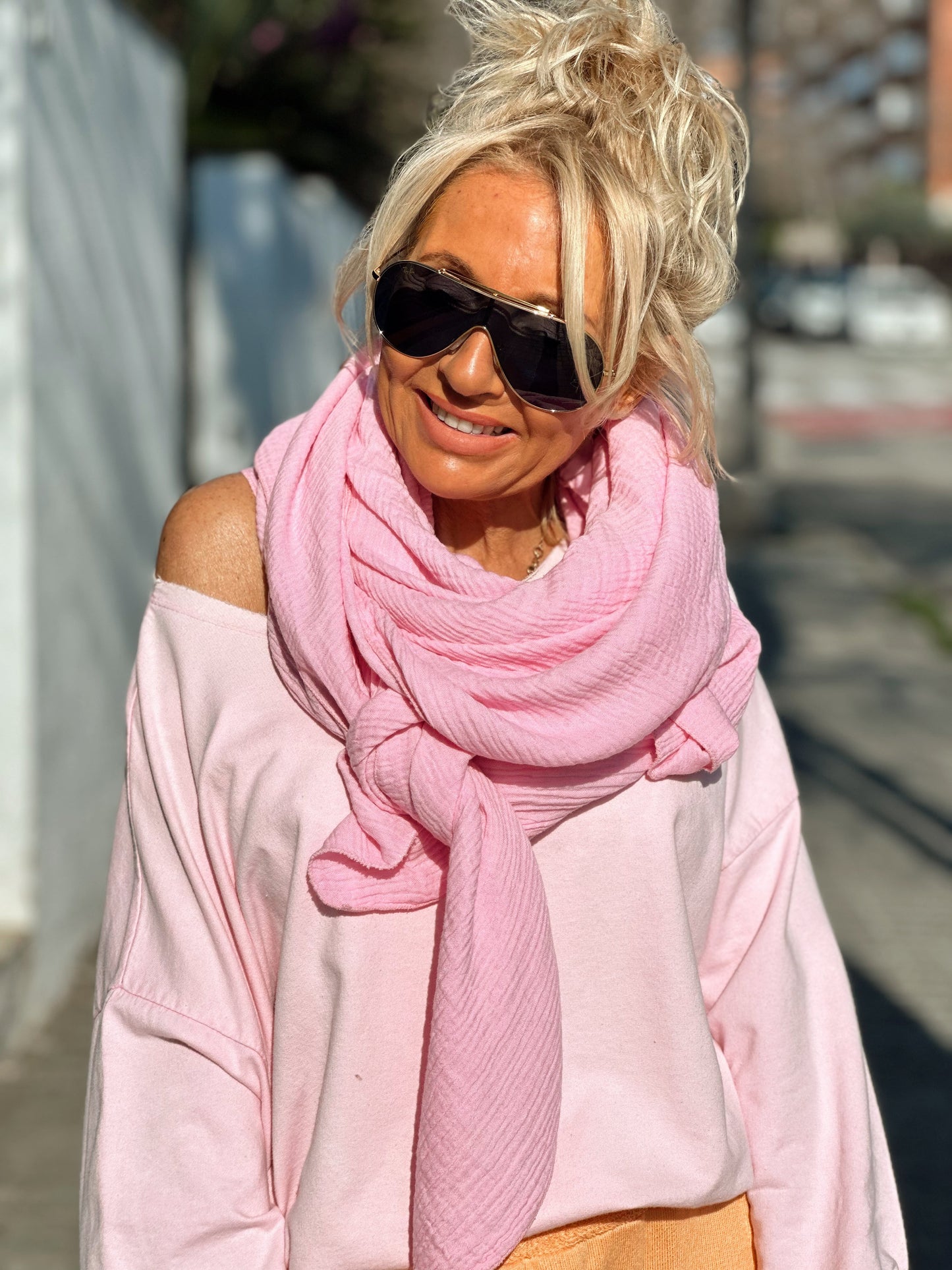 PAÑUELO PAREO PANAL MULTICOLOR