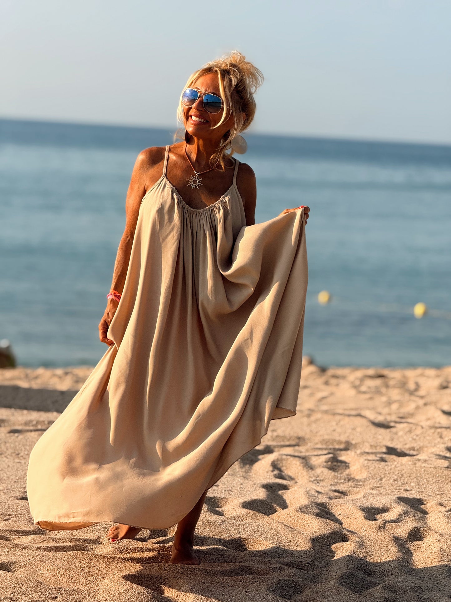 VESTIDO OVERSIZE AENOR CAMEL