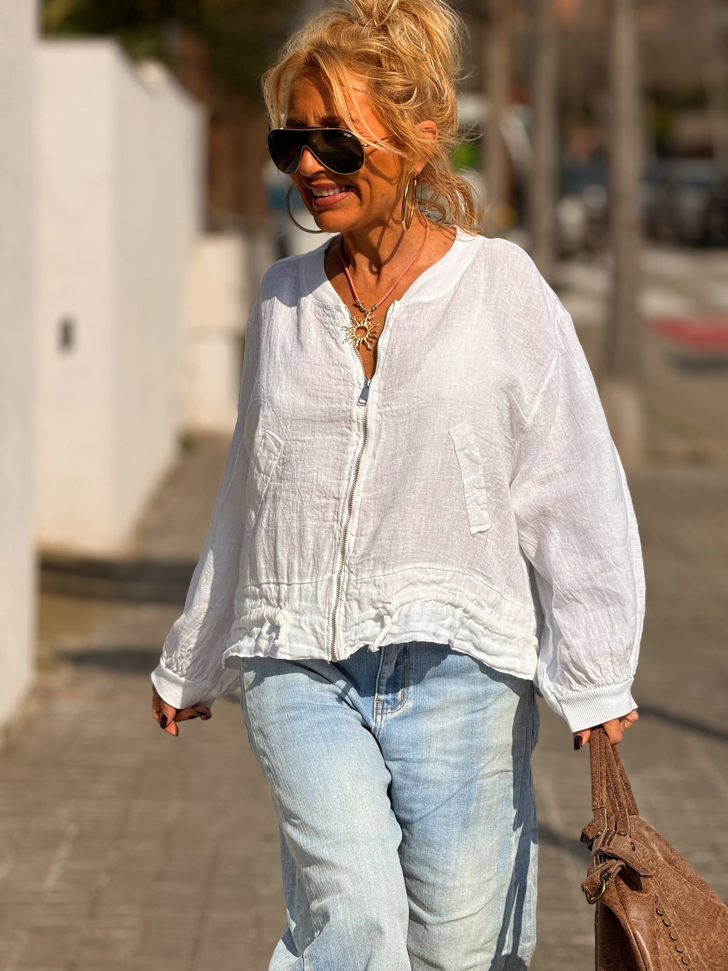 BOMBER LINO CAMILLE MULTICOLOR