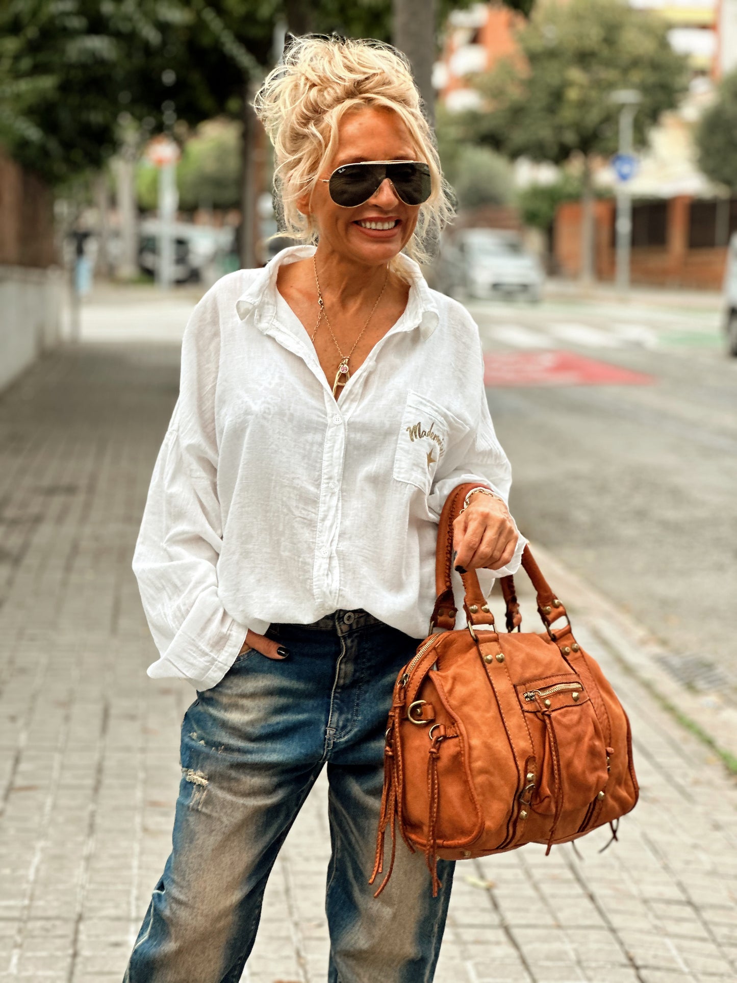 CAMISA MADEMOISELLE BLANCO