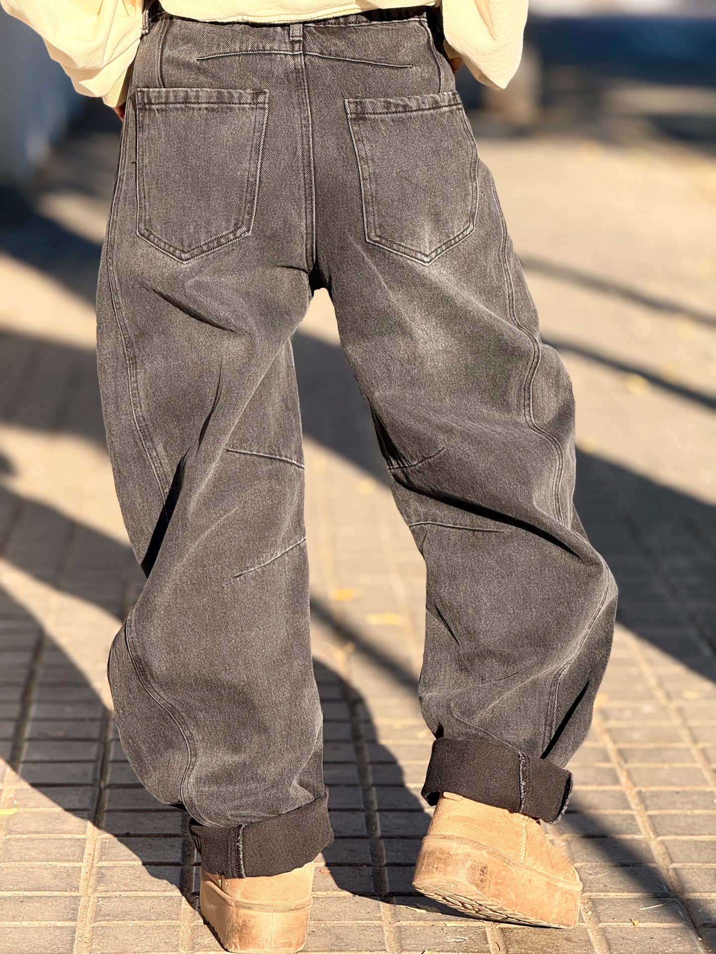 JEANS VAQUEROS BARREL MULTICOLOR