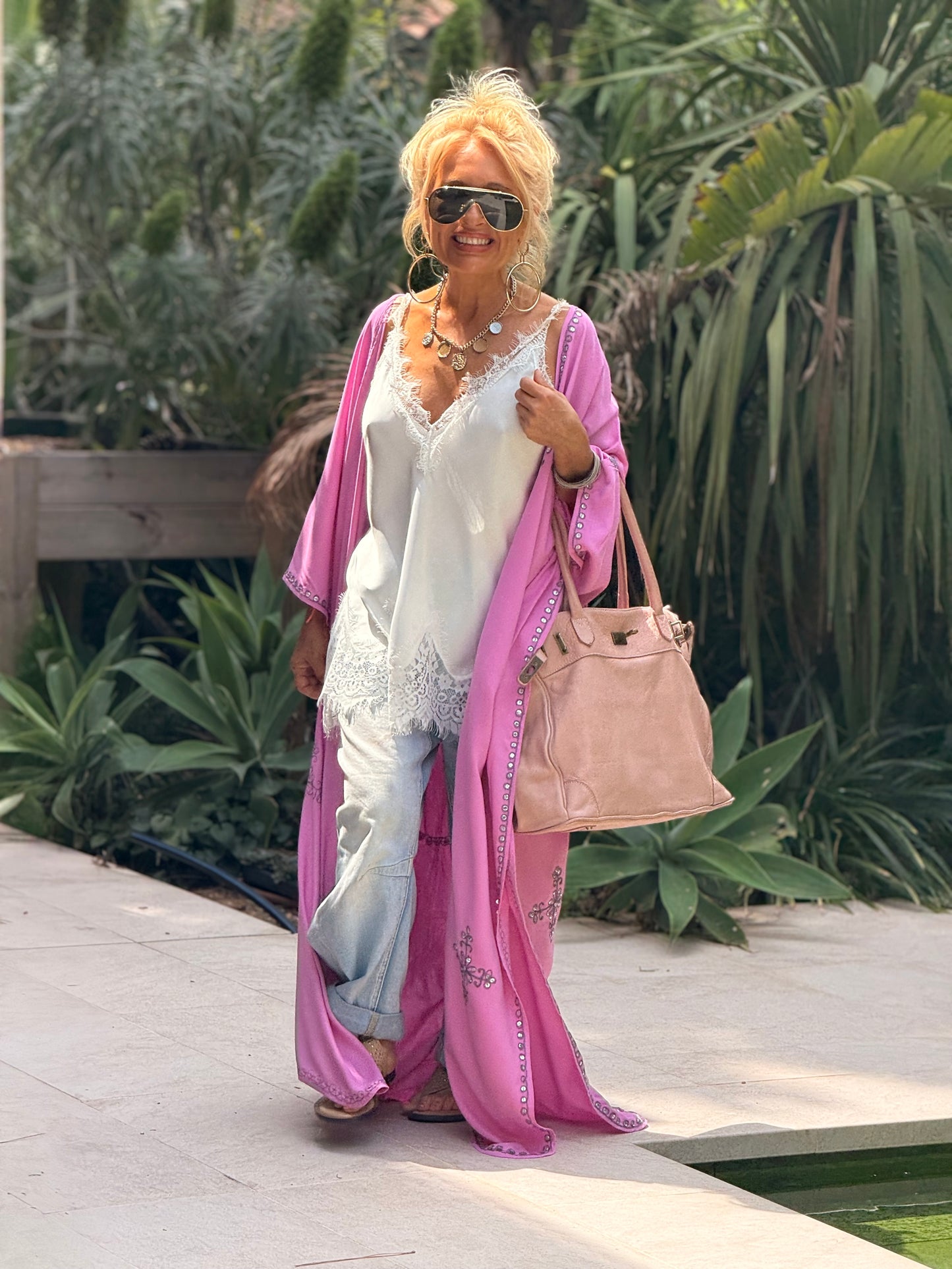 KIMONO SUPER OVERSIZE MENORCA MULTICOLOR