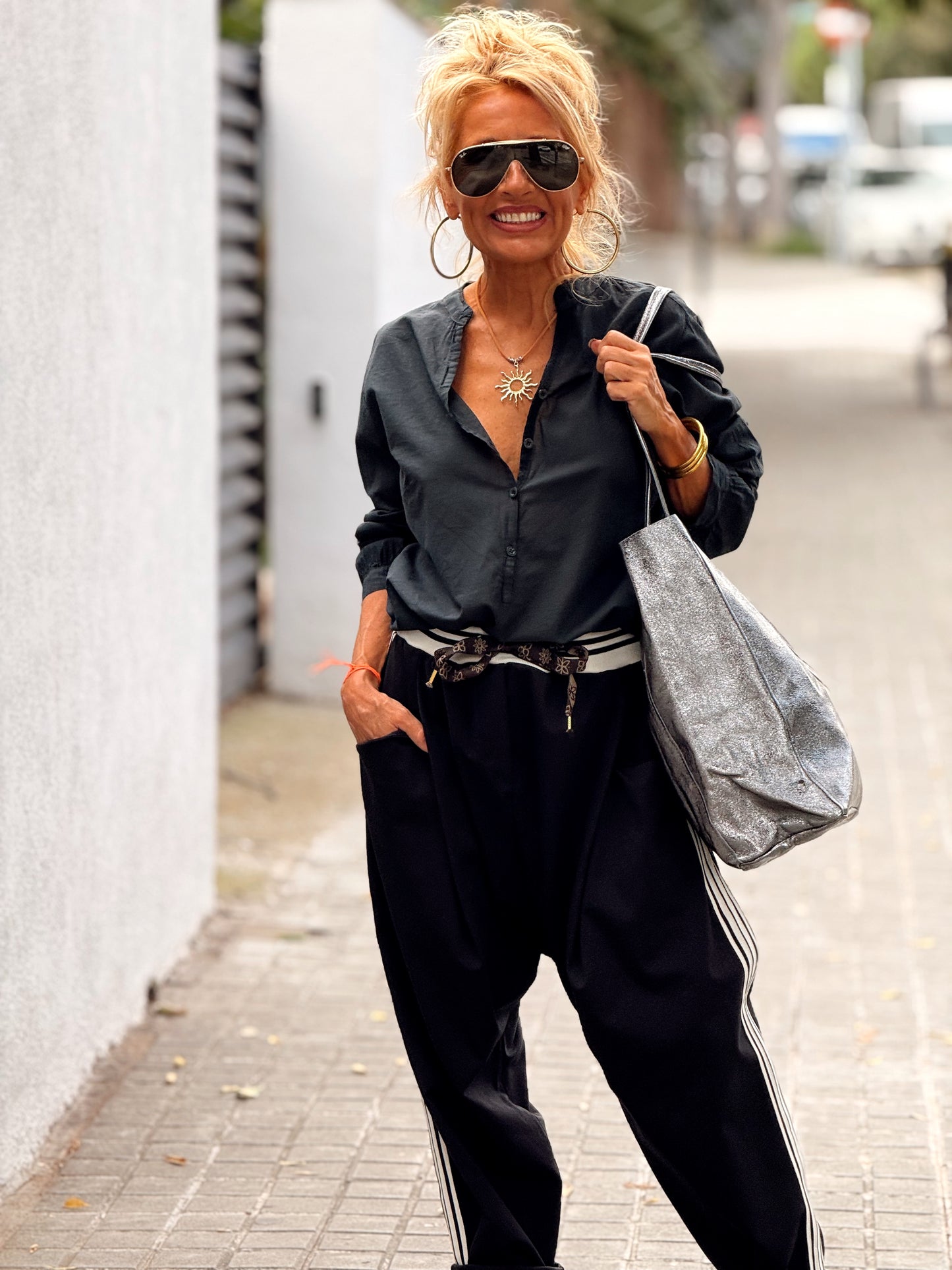 BOLSO PEDRO PLATEADO