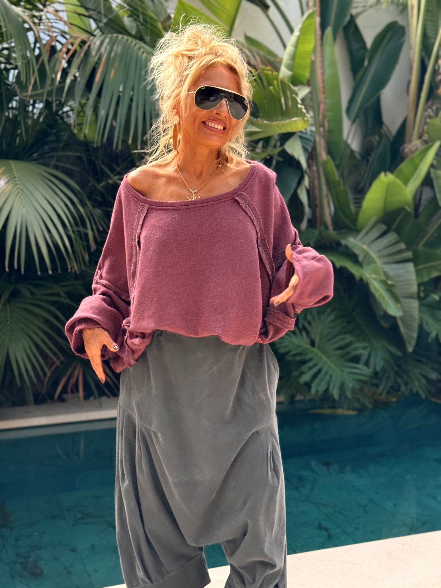 SUDADERA OVERSIZE MAELIS MULTICOLOR