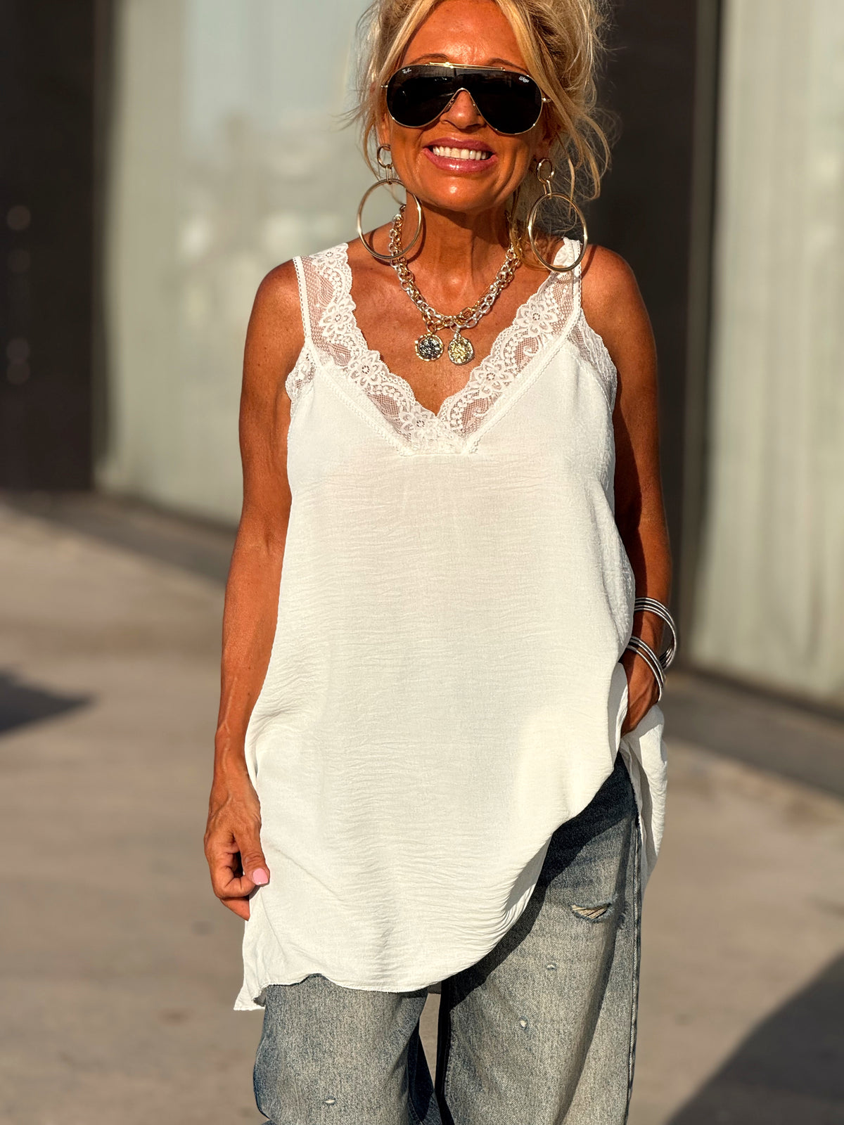 TOP LENCERO SUPER OVERSIZE PAOLA MULTICOLOR