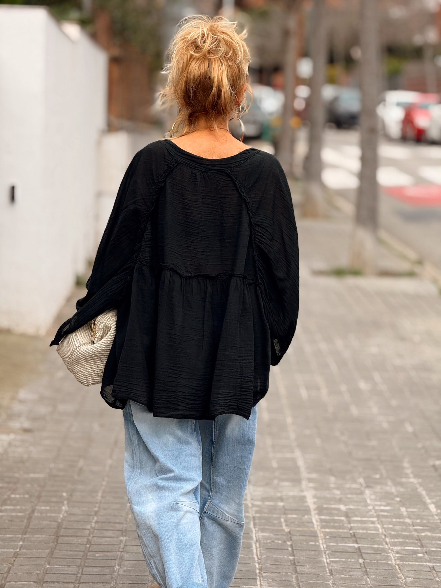 BLUSA OVERSIZE NINA MULTICOLOR