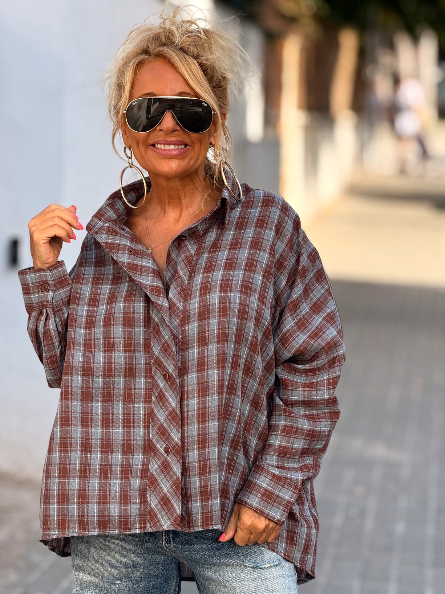 CAMISA CUADROS JULIEN MULTICOLOR