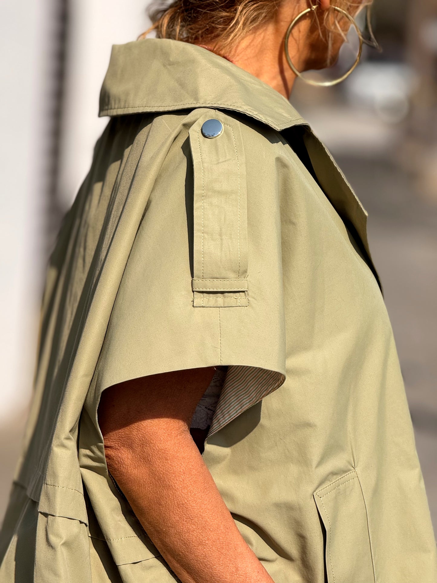 TRENCH OVERSIZE ELOWEN MULTICOLOR