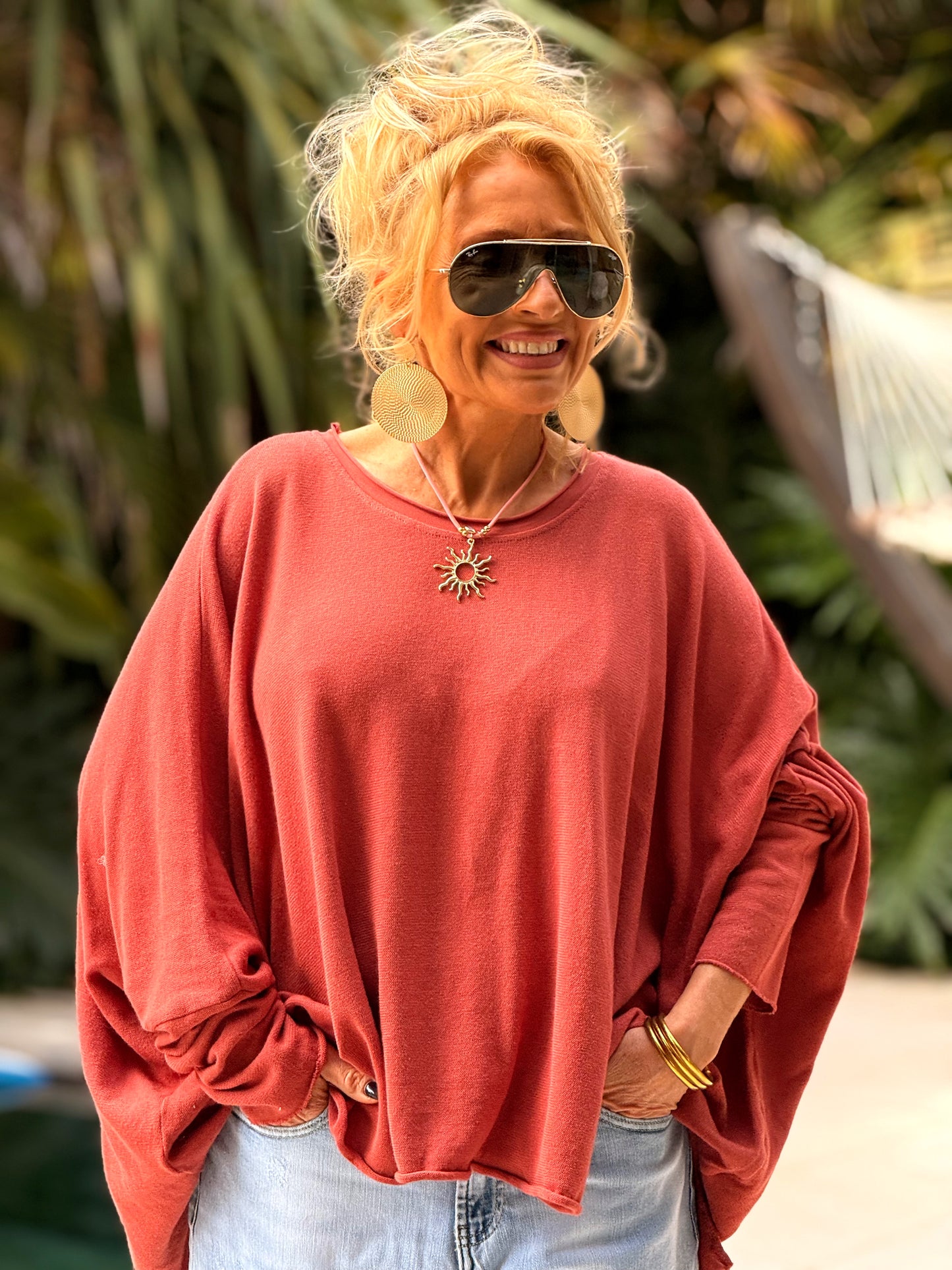 CAMISETA DESGASTADA SUPER OVERSIZE DANI MULTICOLOR