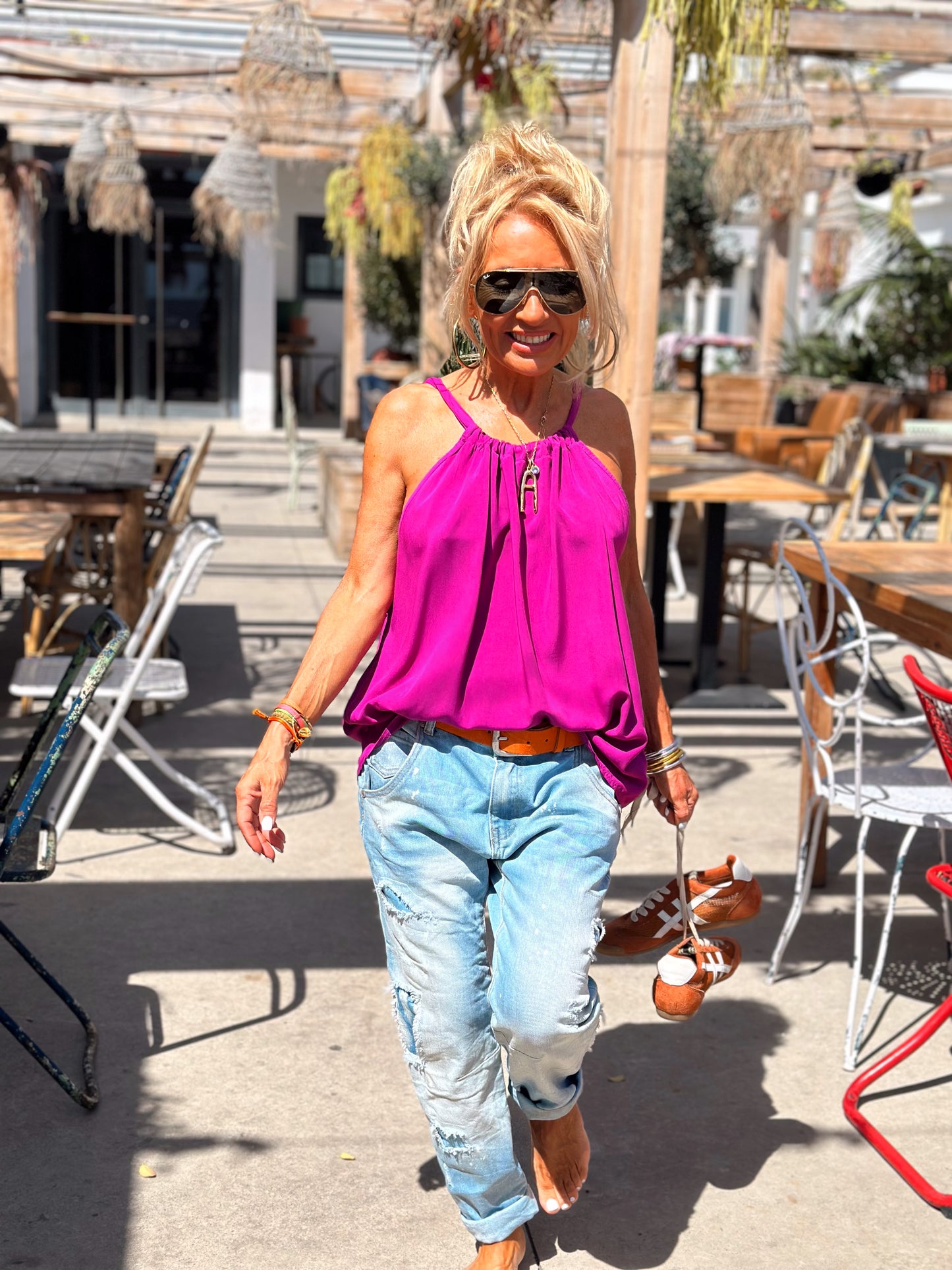 TOP BLUSA ANGELA LILAS