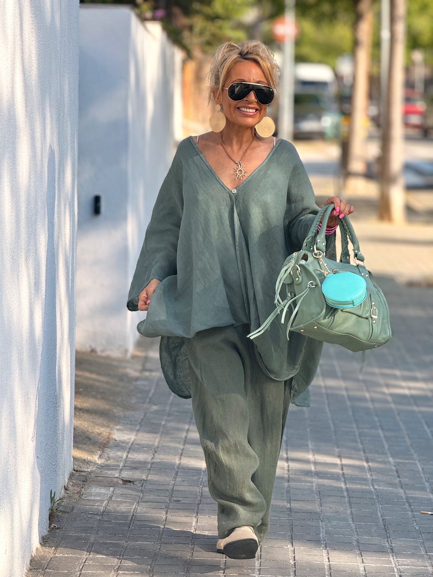 BLUSA SÚPER OVERSIZE MARIO MULTICOLOR