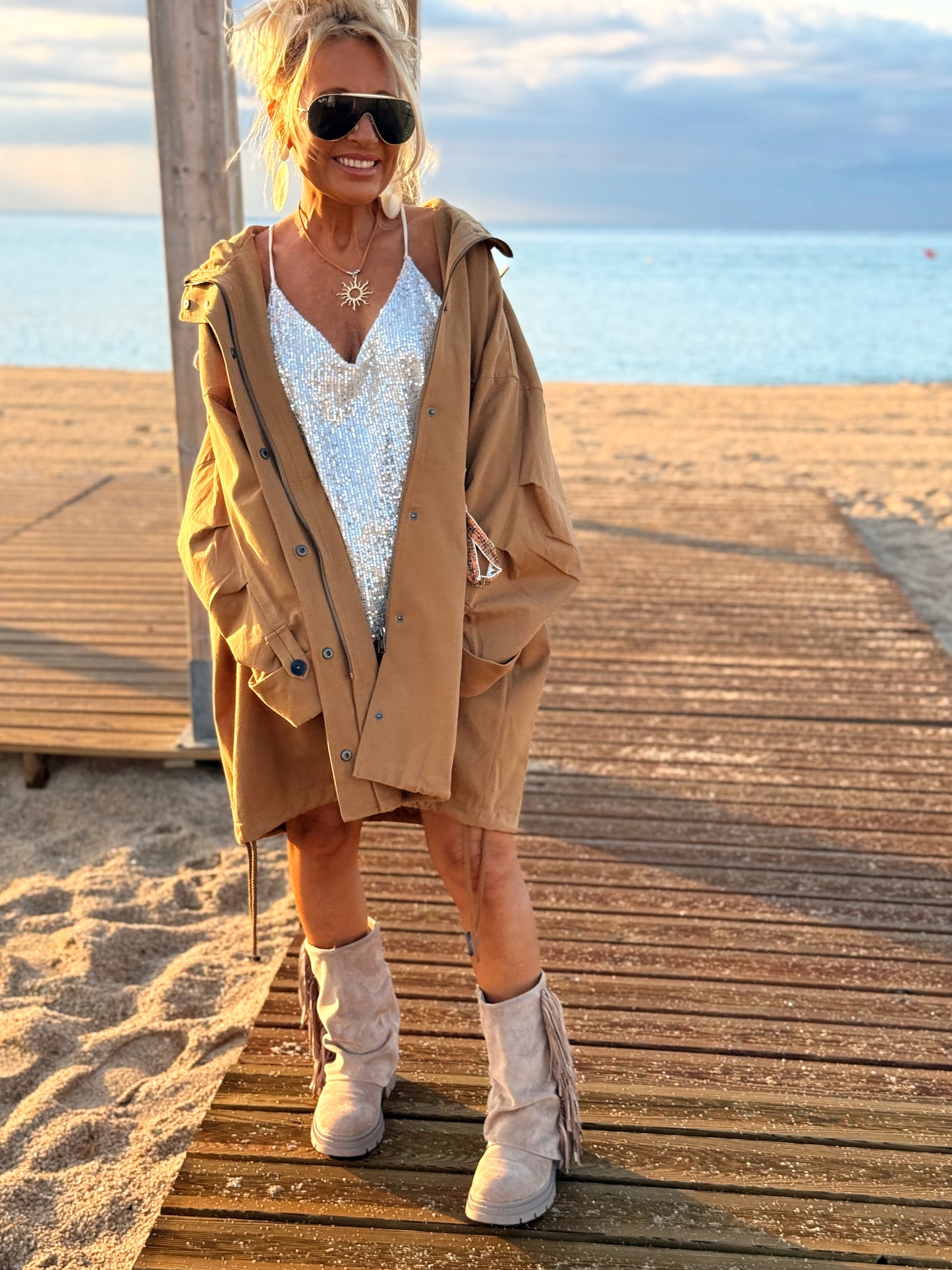 PARKA OVERSIZE SOFIA MULTICOLOR